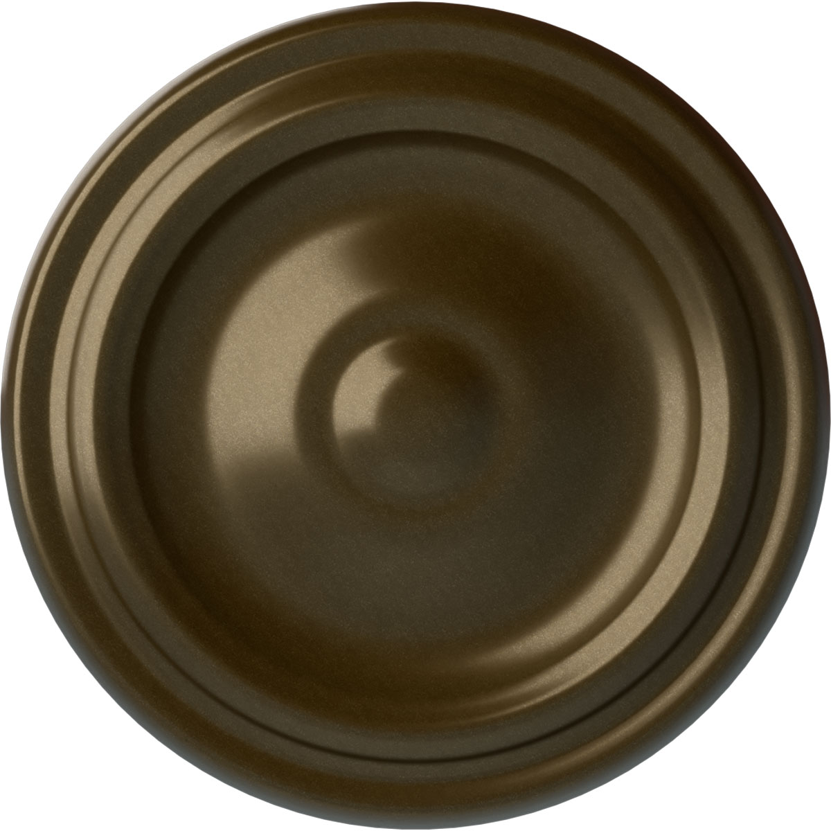 Ekena Millwork CM09MABRS Maria 9.625-in W x 9.625-in L Painted Brass Polyurethane Whole Ceiling Medallion
