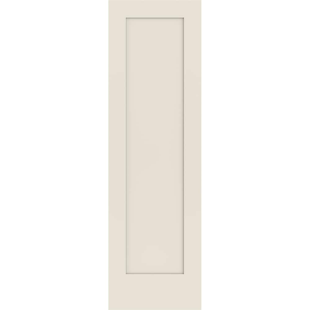 JELD-WEN JW226600067 Shaker 24-in x 80-in Primed 1-panel Smooth Solid core Primed Pine Wood Slab Door