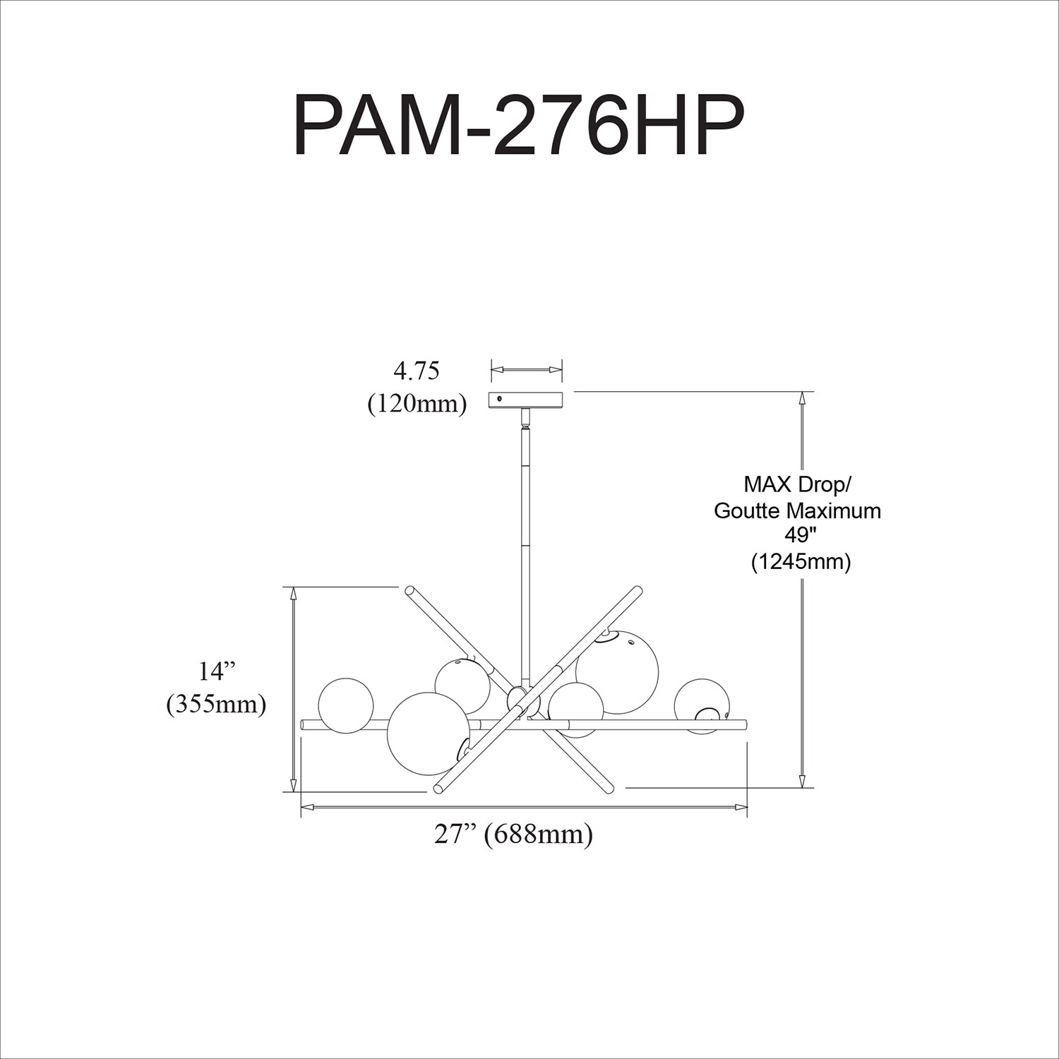 Dainolite PAM-276HP-MB Pendant-Lights - View #4