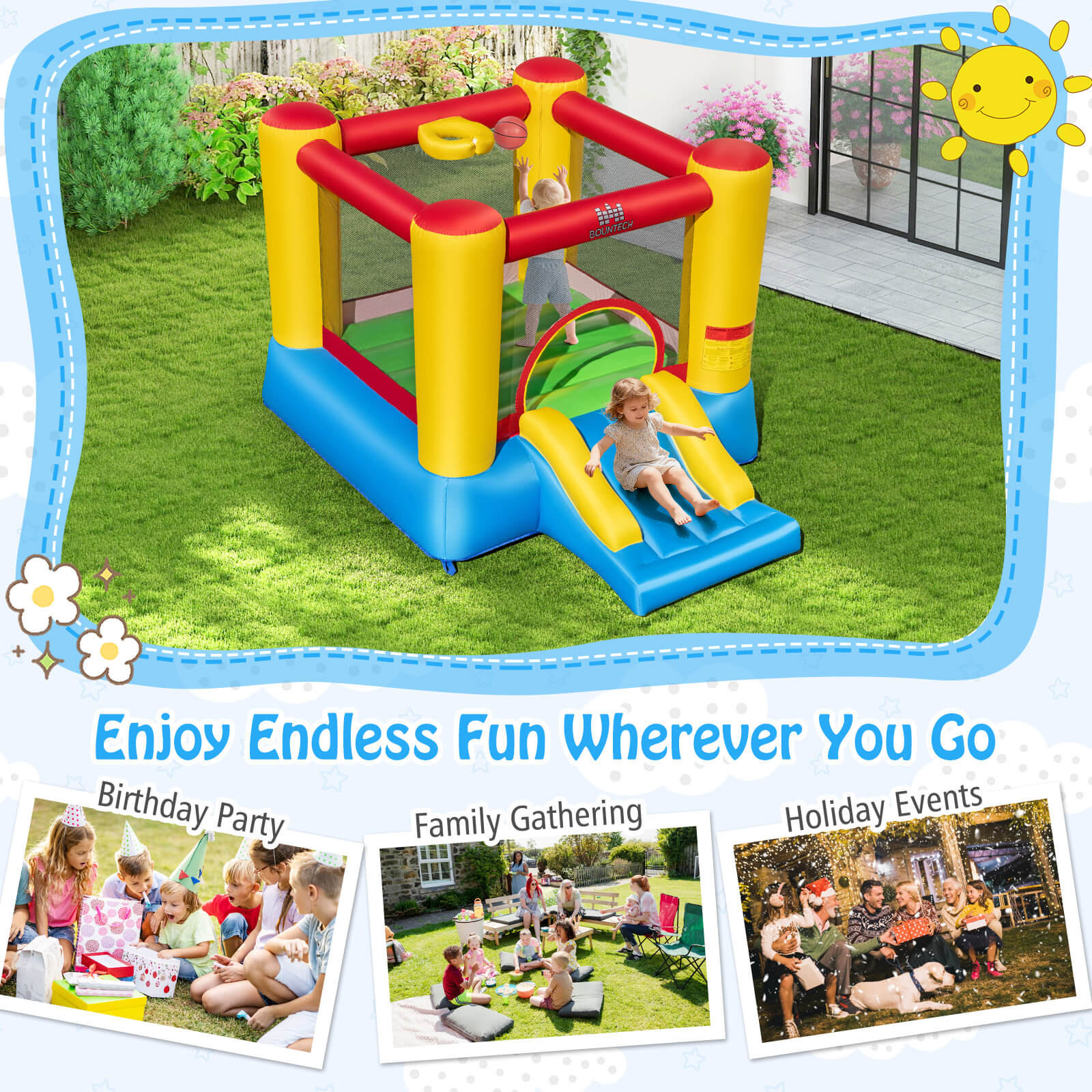 Costway CSHY005564 Bounce-Houses - View #5