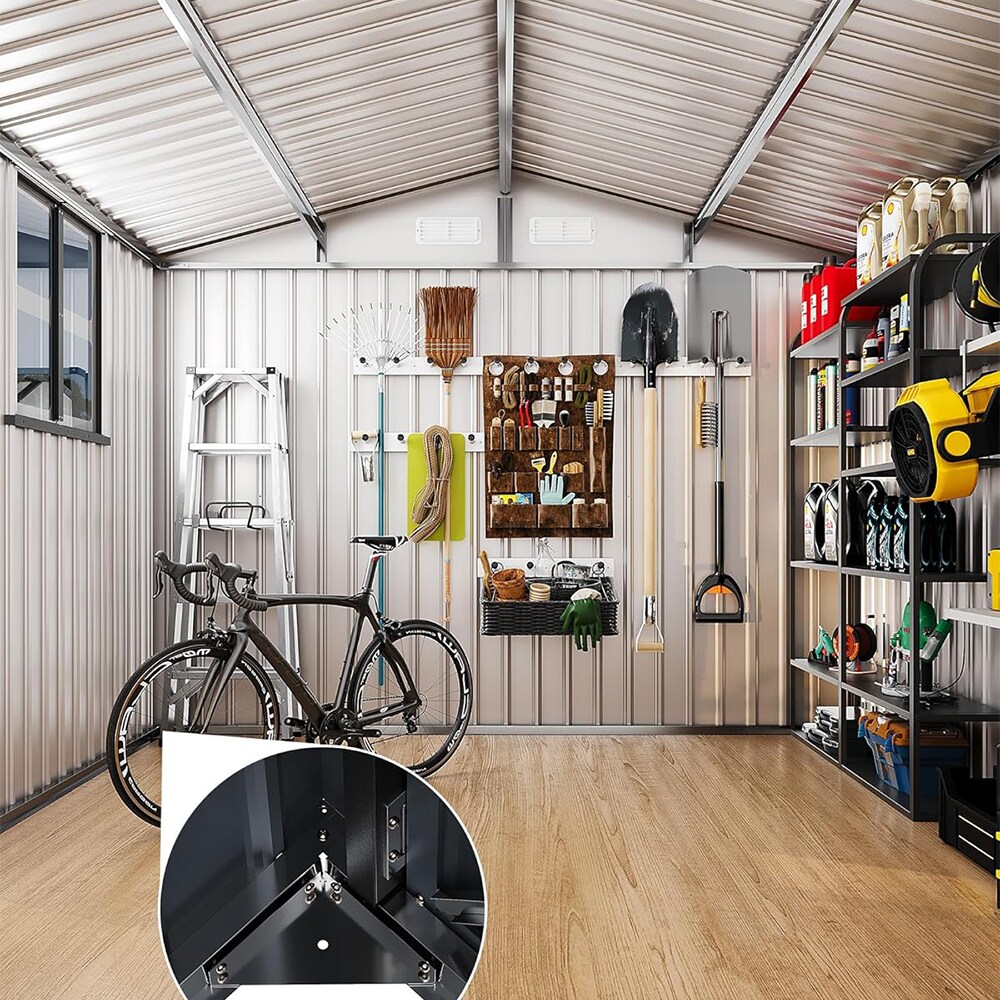Qeetex SUN-PPG-3385Z4P5 Metal-Storage-Buildings-Sheds - View #6