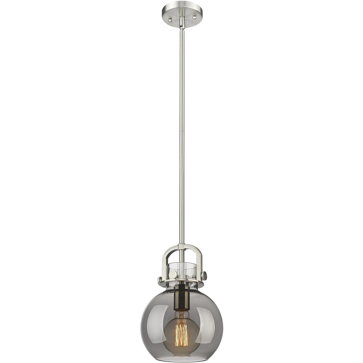 Innovations Lighting - 410-1SS-SN-G410-8SM Newton Sphere Mini Pendant Satin Nickel
