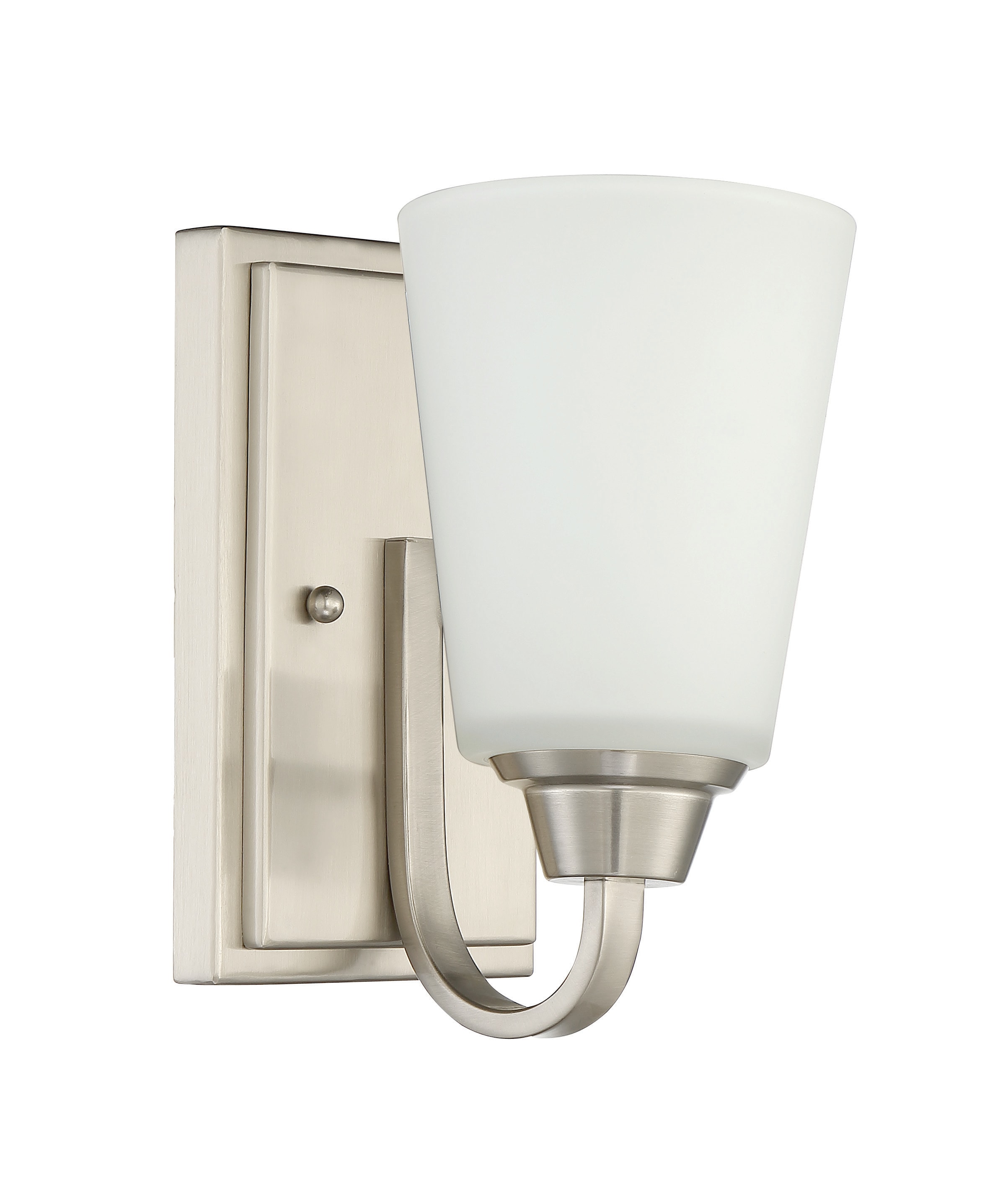 Craftmade 41901-BNK Grace 5.13-in 1 -Light Brushed Nickel Transitional Vanity light