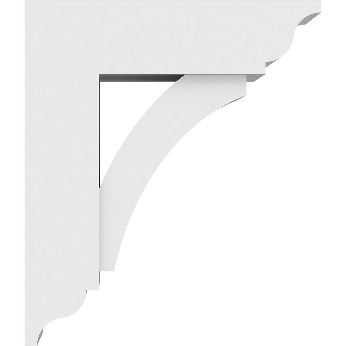 Ekena Millwork BKTP05X12X14THR01 Exterior-Brackets-Braces - View #3