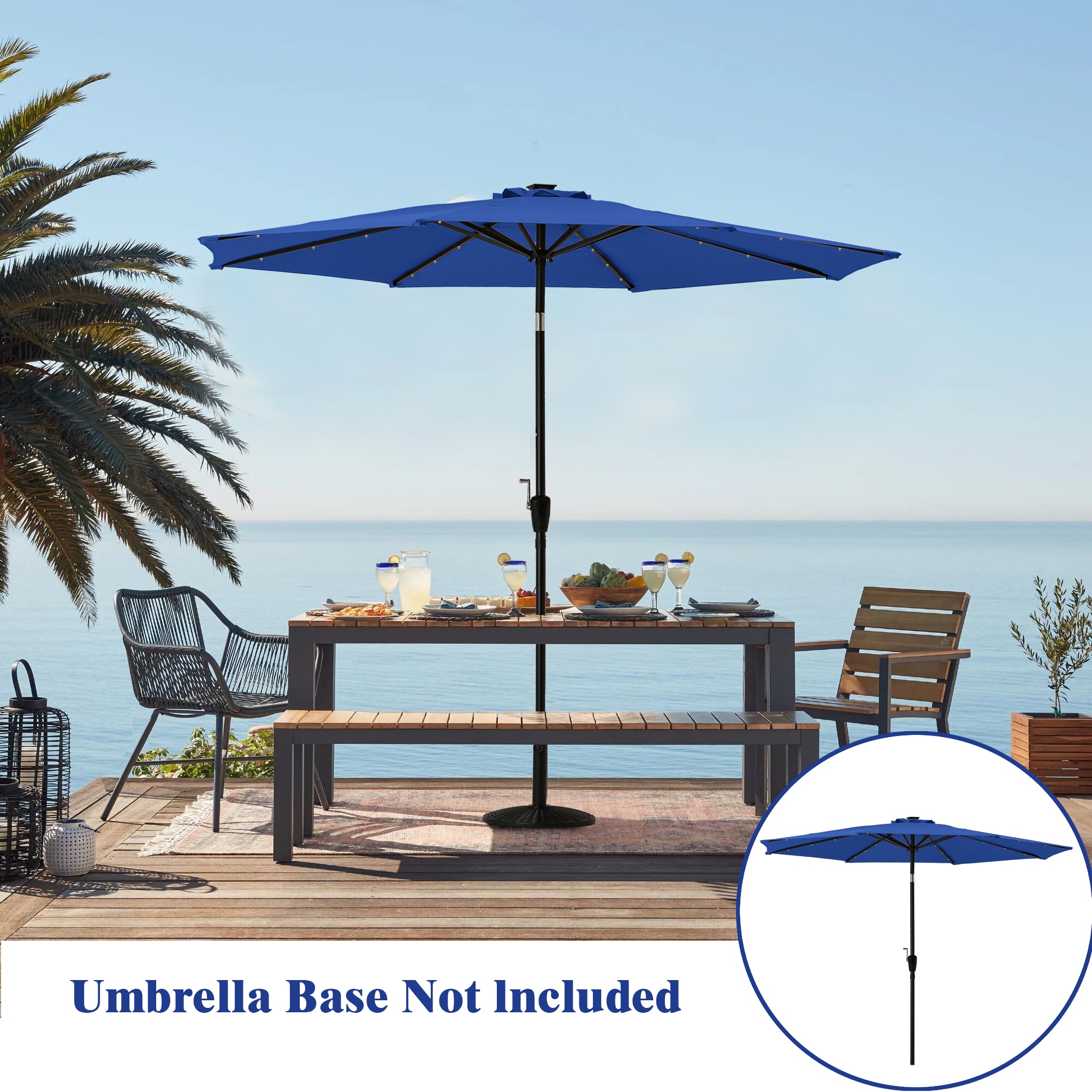 Clihome CLI-21ED37-1-BL Umbrellas-2 - View #2