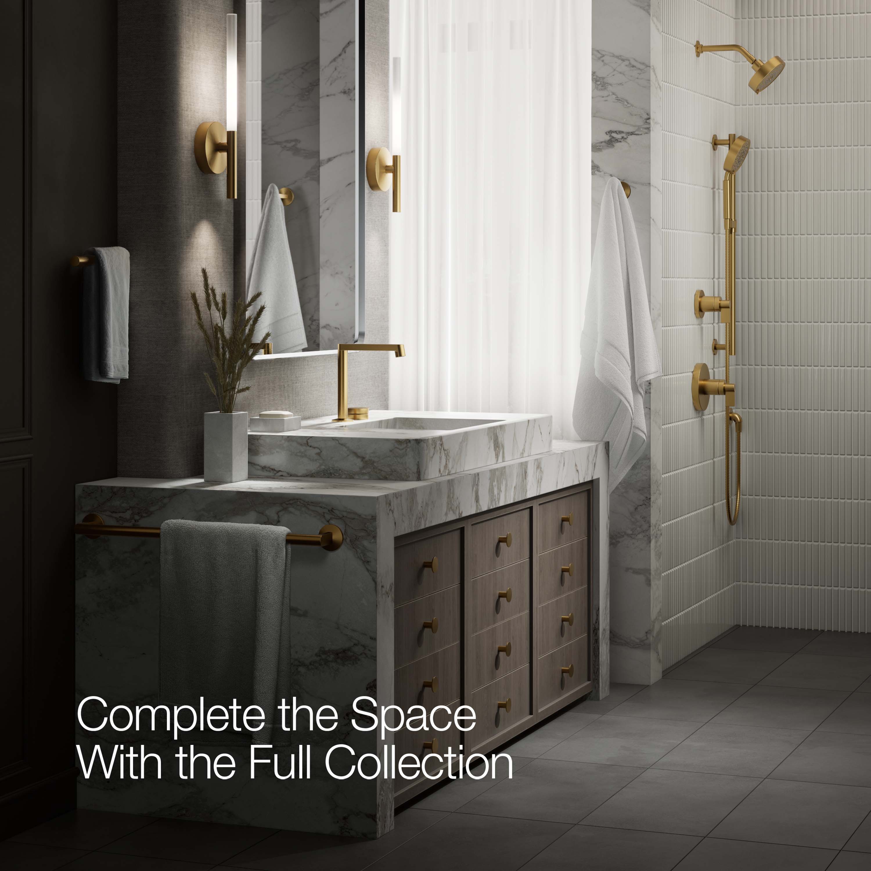 KOHLER K-77963-8A-2MB Faucet-Tub-Shower-Handles - View #7