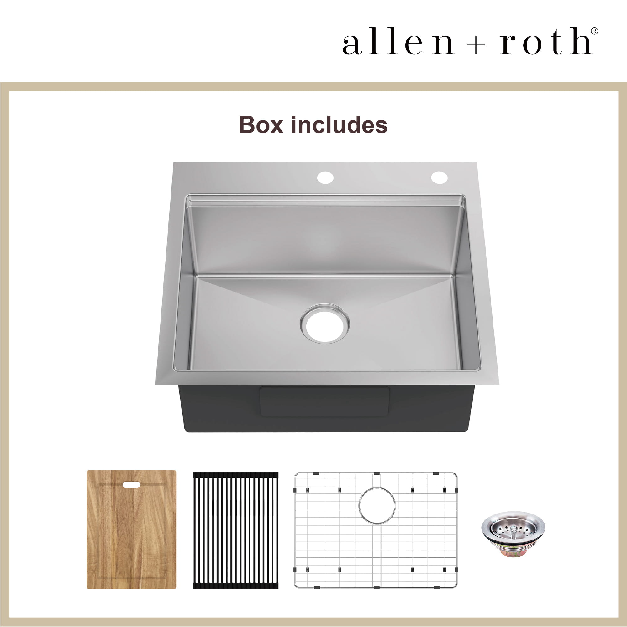 allen + roth FSD1R2522A1102-AB Kitchen-Sinks - View #2
