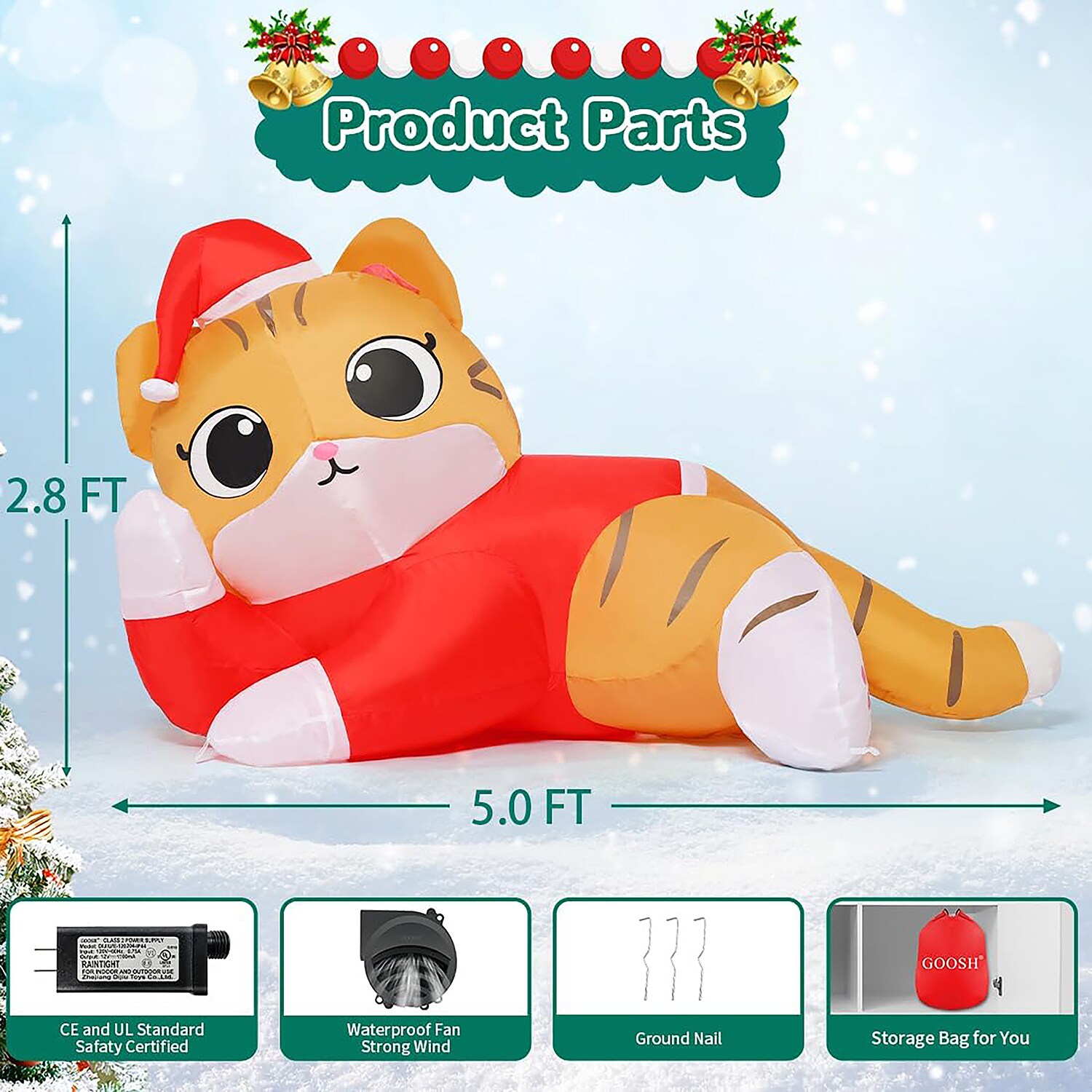 GOOSH DJ-SD-27389 Christmas-Inflatables - View #6