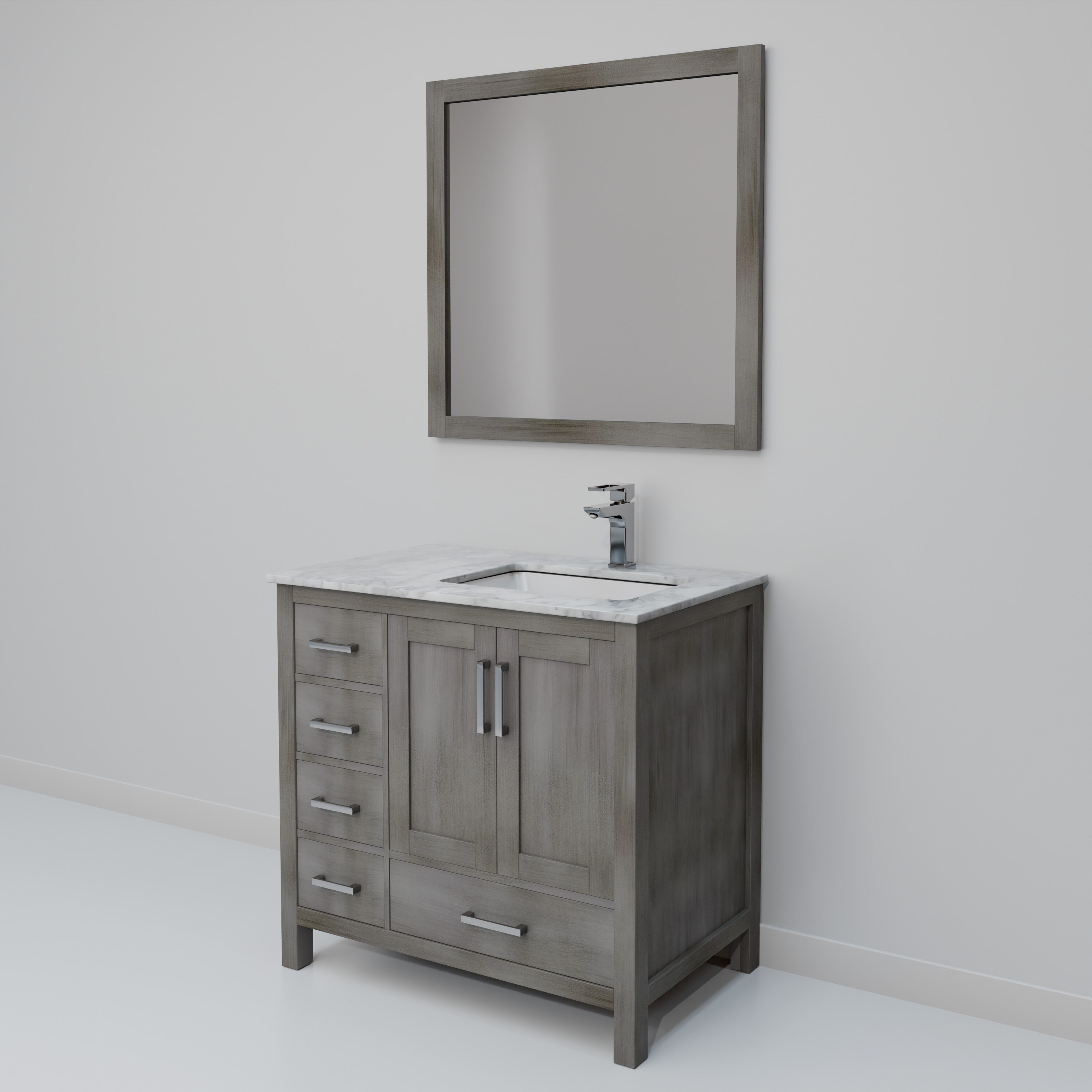 Lexora LJ342236SDDSM34FR Bath-Vanity-Combo - View #5