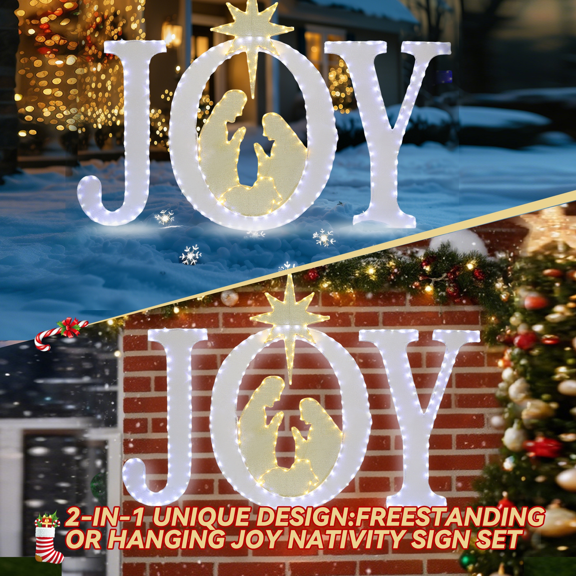 Starfree HOXSOD0201WHT Outdoor-Christmas-Decor - View #2