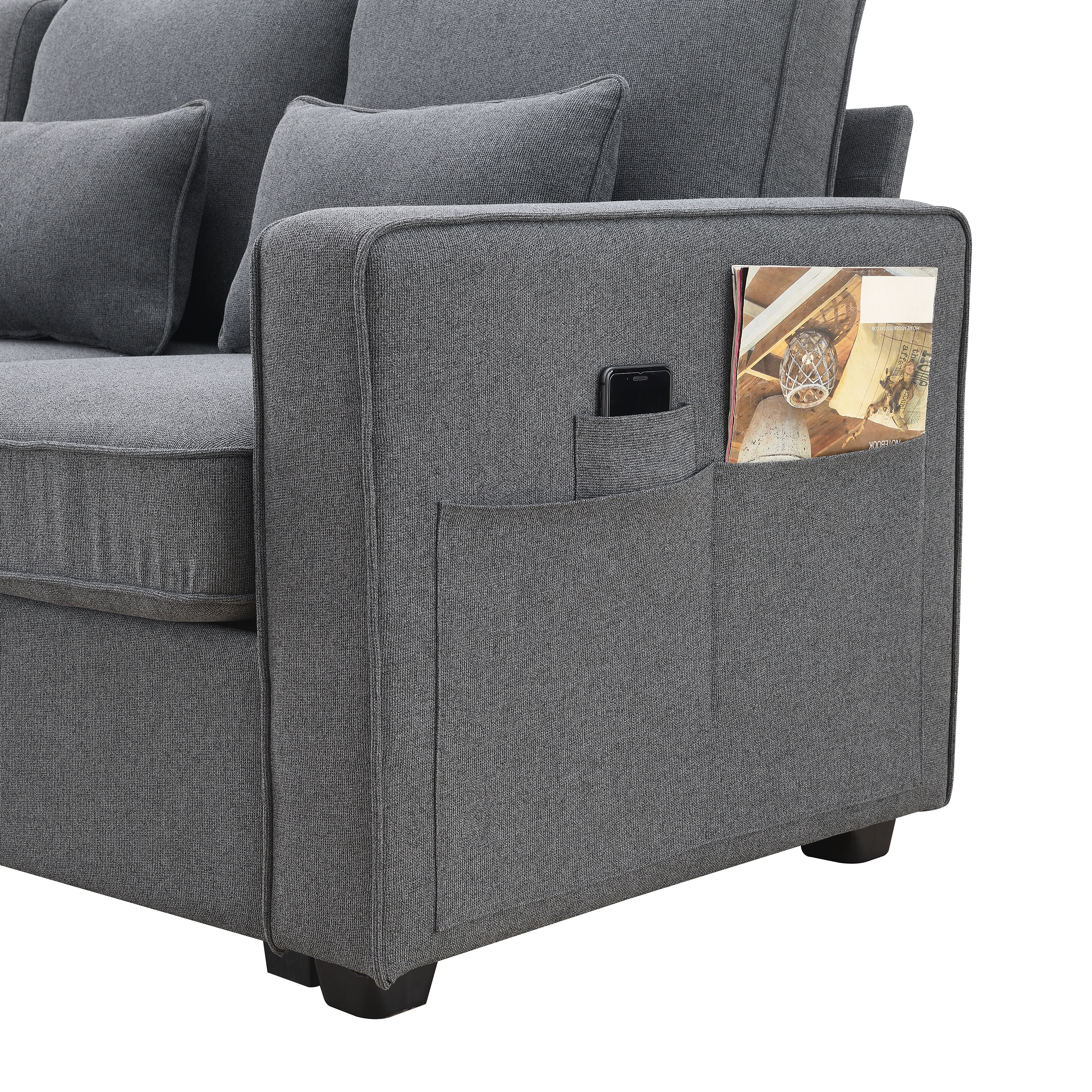ModernLuxe GS008086AAR Sofas-Loveseats - View #5