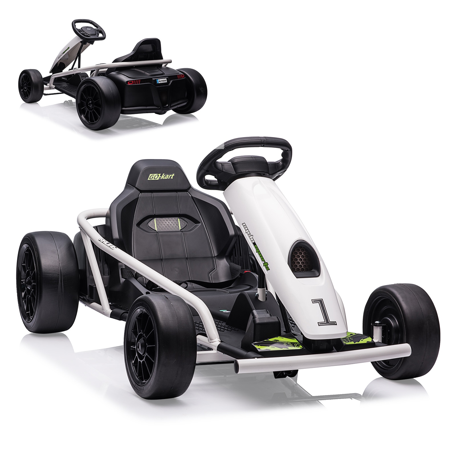 Garvee 24V Kids Electric Drift Go Kart/ Racing Ride On Car with