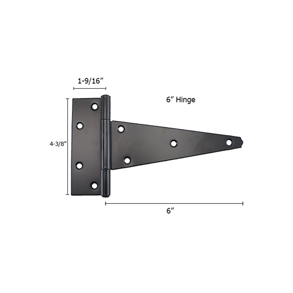 Shed Windows and More H6B-3 Entry-Door-Hinges - View #2