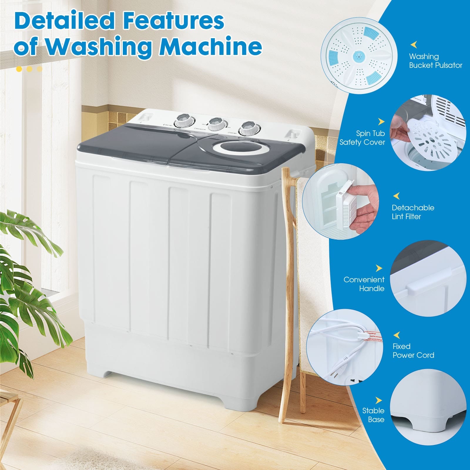 Ama Pear S-WW04 Portable-Washers-Dryers - View #4