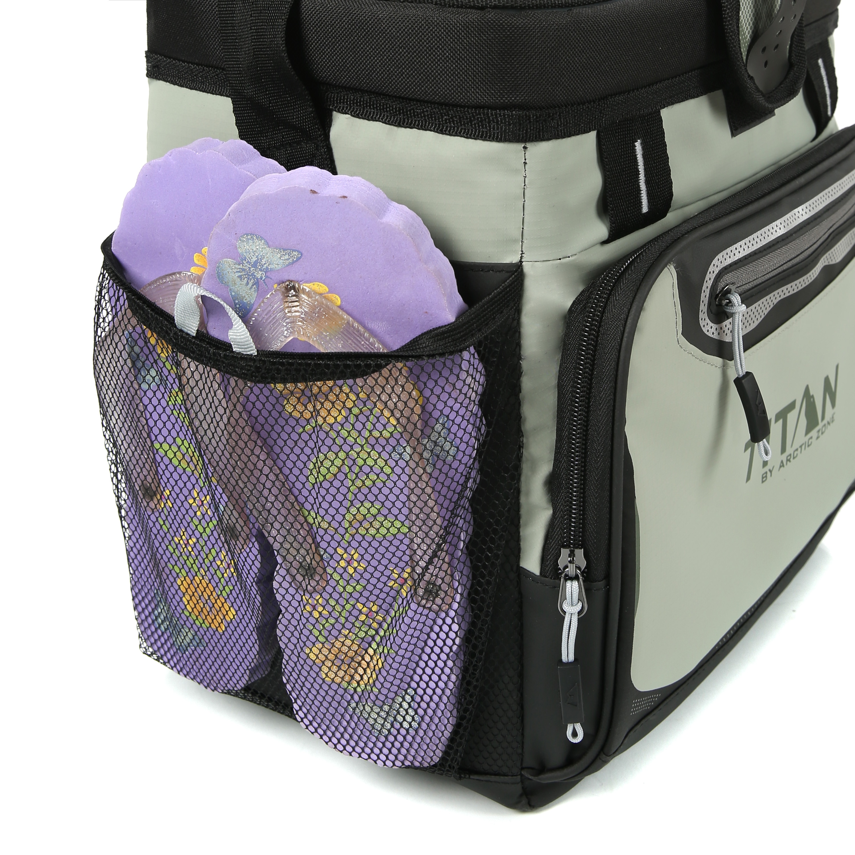 Titan by Arctic Zone Seagrass 16 Cans Soft Insulated Bag cooler in