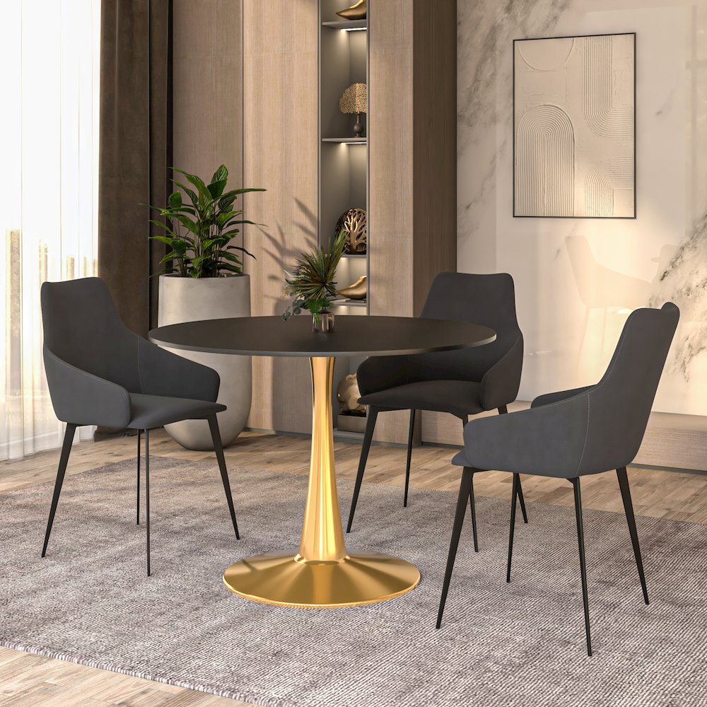 Leisuremod BTG-40BL Dining-Tables - View #5