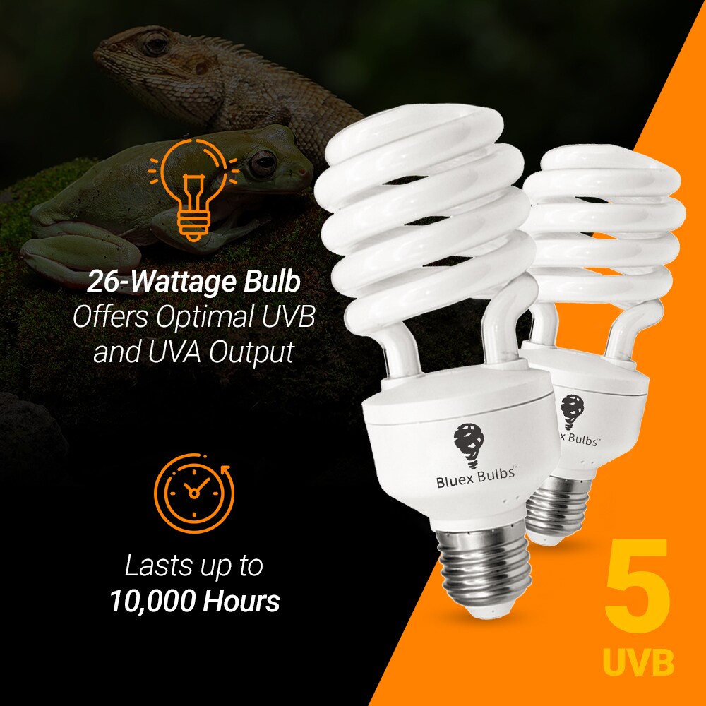 Bluex Bulbs REP-CFL-UVB5-26 Grow-Light-Bulbs - View #4