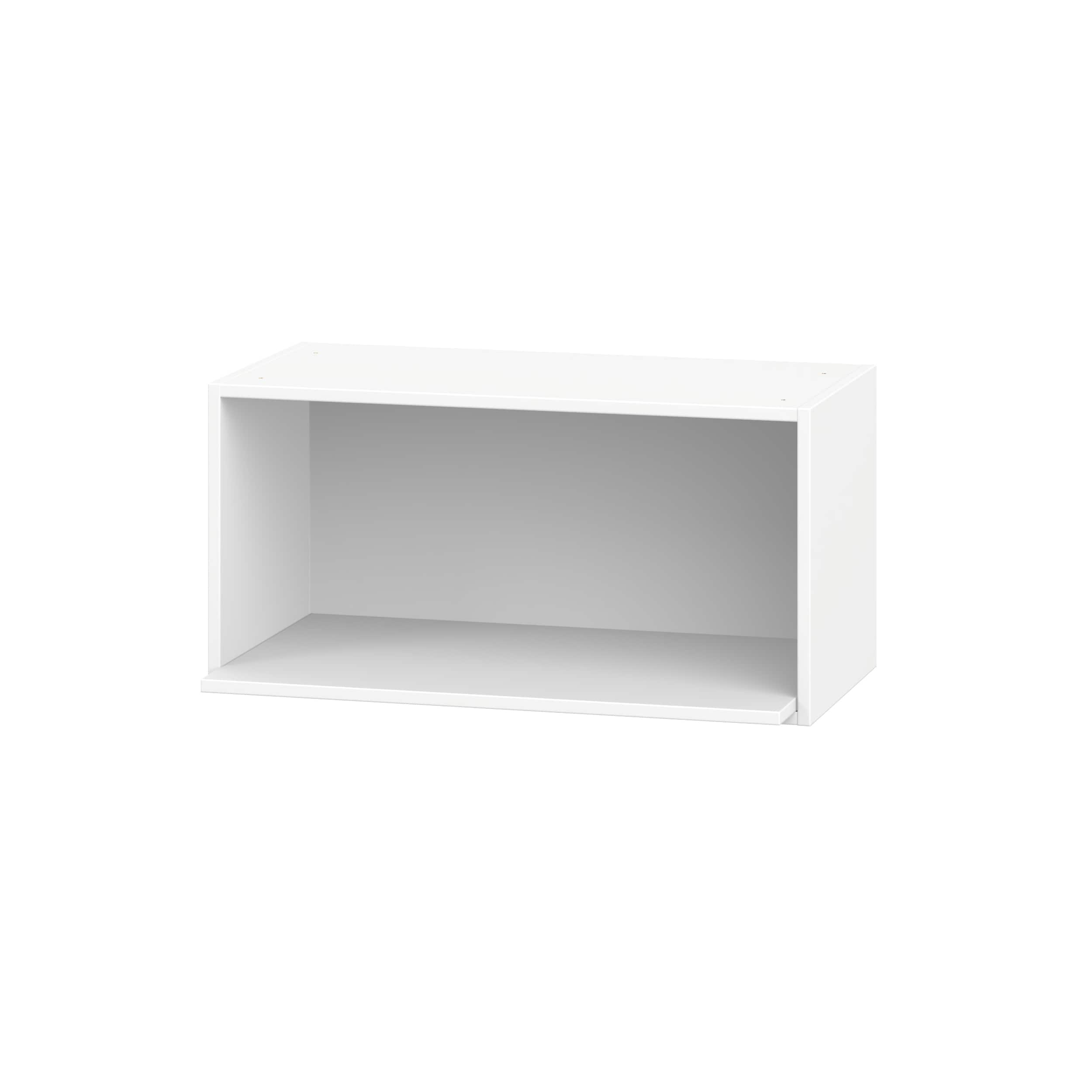 Hugo&Borg DSWMS3015-RM Rosemont 30-in W x 15-in H x 18-in D Bright White Microwave Wall Fully assembled Cabinet Recessed Panel