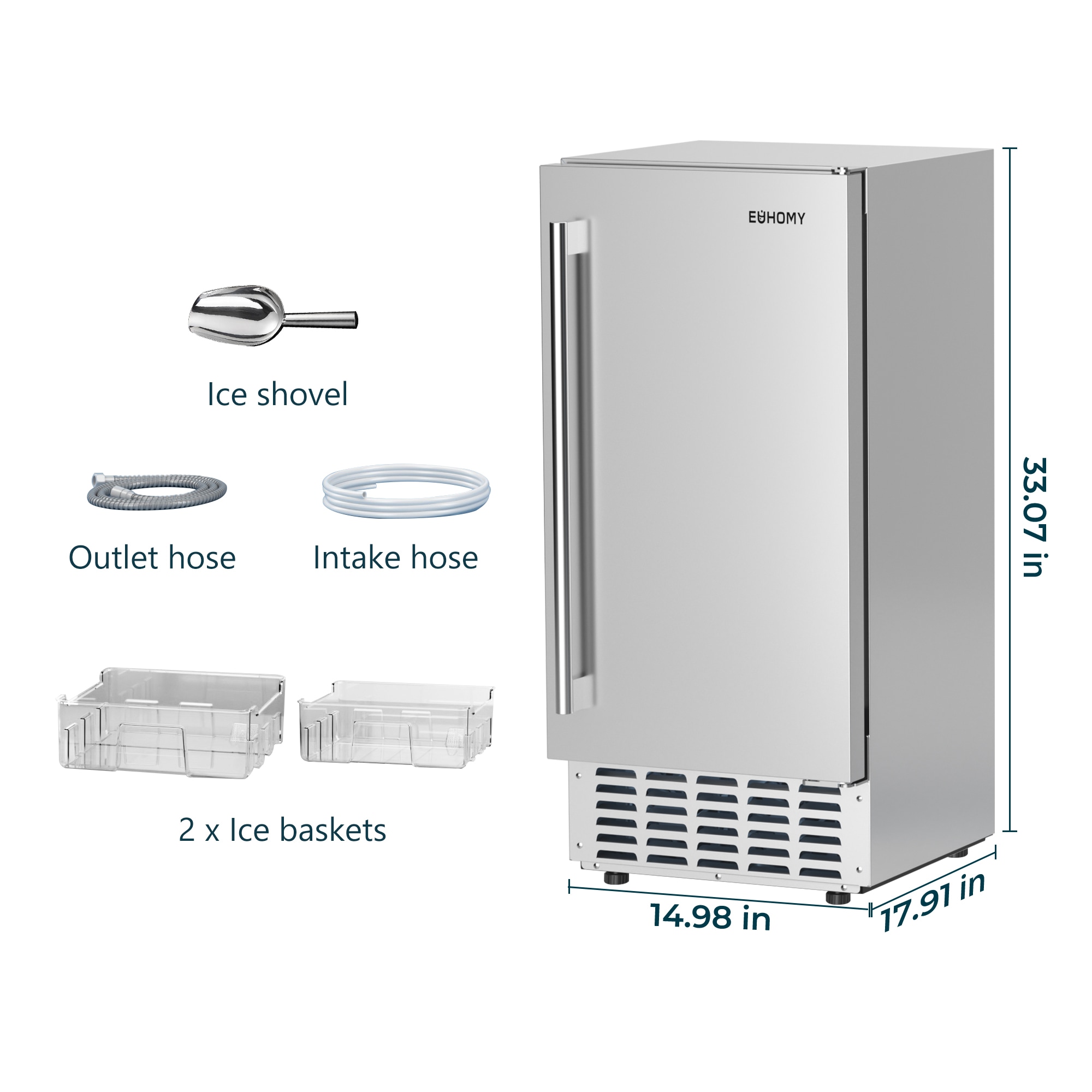 Euhomy CIM007-66SI-E-LS-SC Ice-Makers - View #13