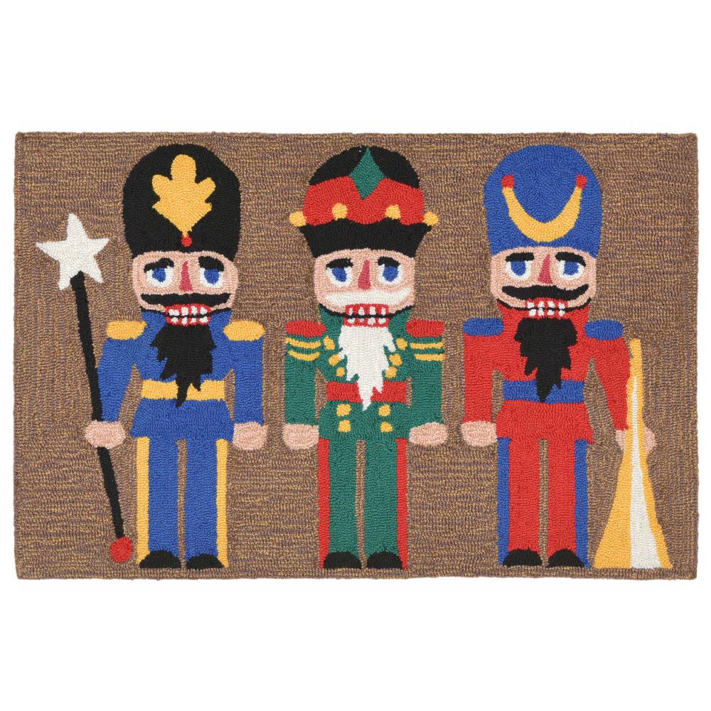 Liora Manne 2-ft x 3-ft Midnight Rectangular Indoor or Outdoor Decorative  Winter Door Mat in the Mats department at