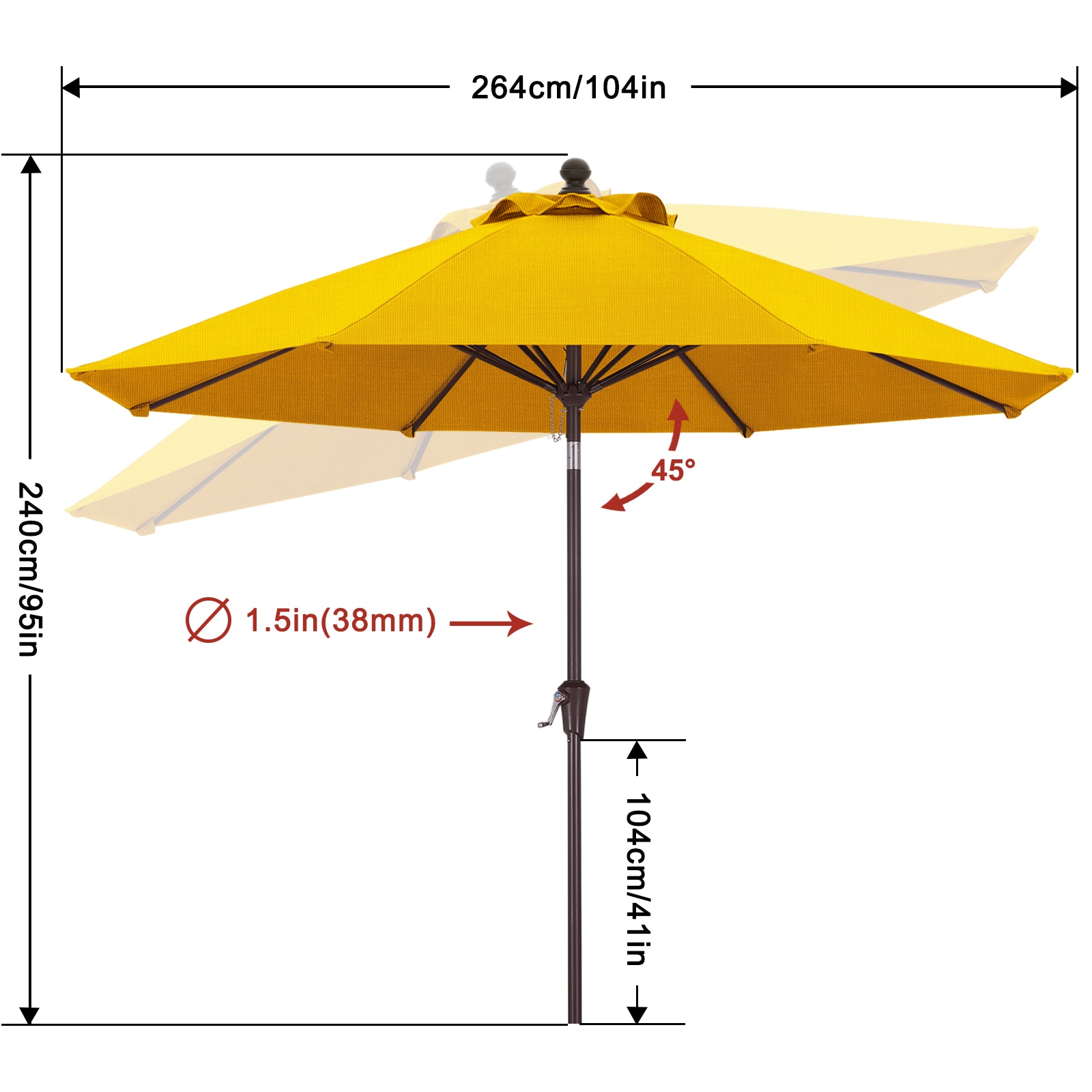 ABCCANOPY PUOLF108INYE Umbrellas-2 - View #5