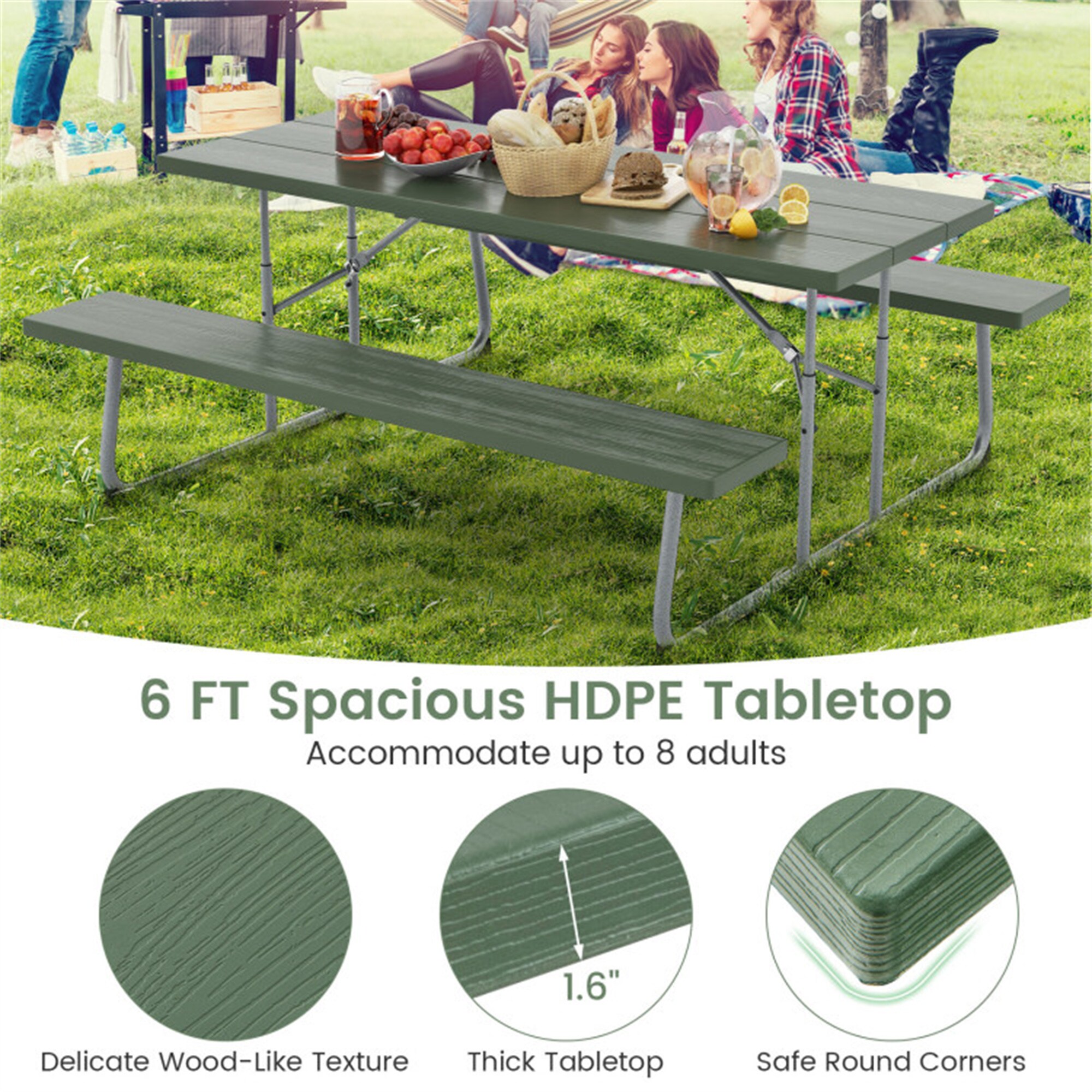 BABOOM BOM-1267LS+-CO Picnic-Tables - View #8