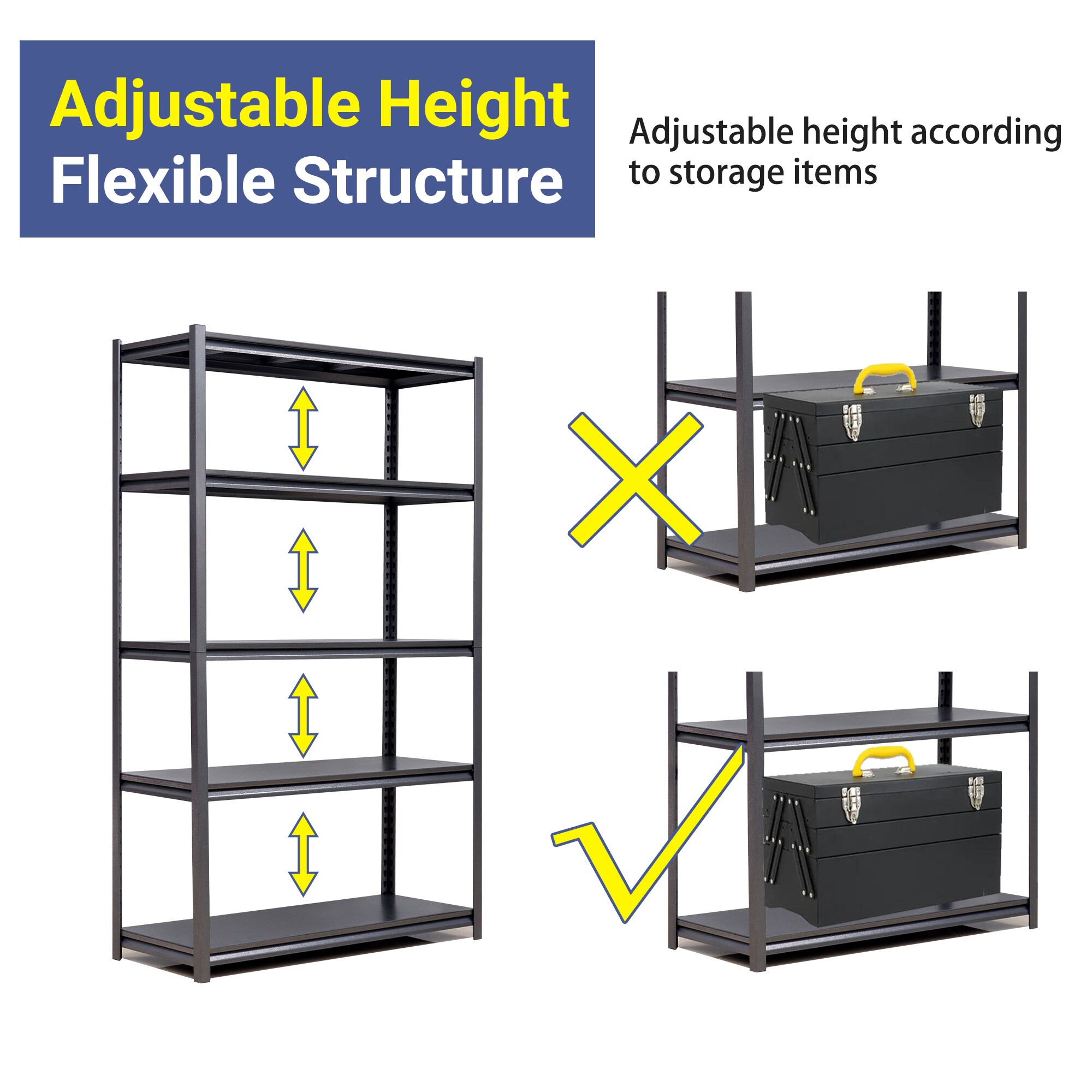 Siavonce FZ91055 Free-Standing-Shelving - View #5