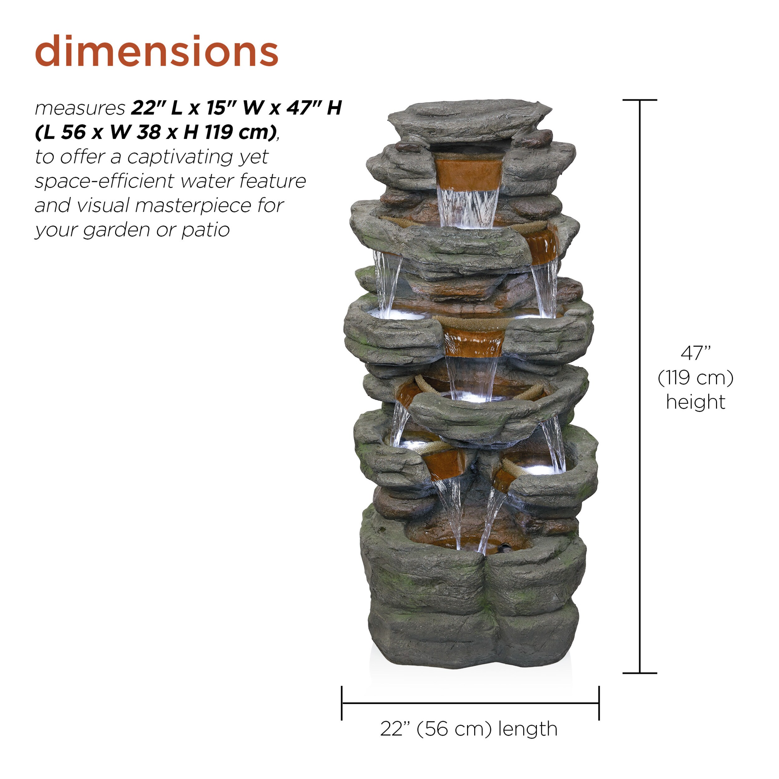 Alpine Corporation TZL352 fountains - View #5