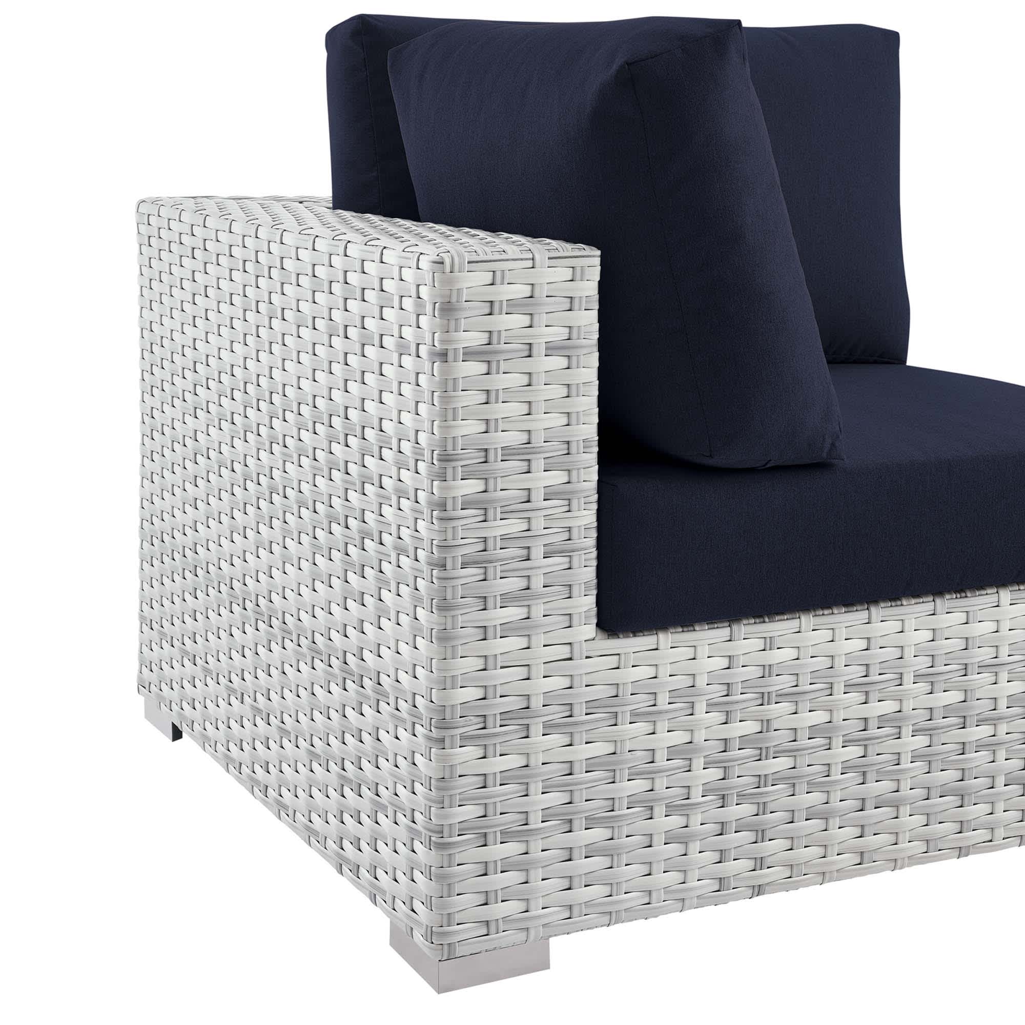 Modway EEI-4296-LGR-NAV Patio-Sofas-Daybeds - View #4