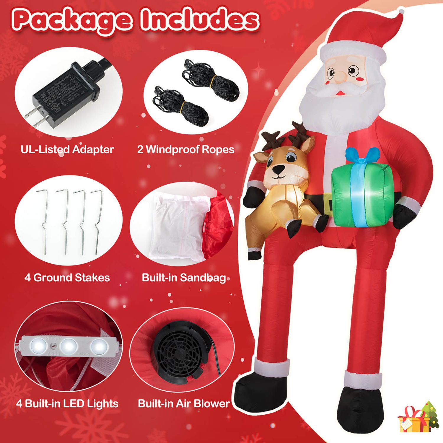 Costway CSHY001938 Christmas-Inflatables - View #7