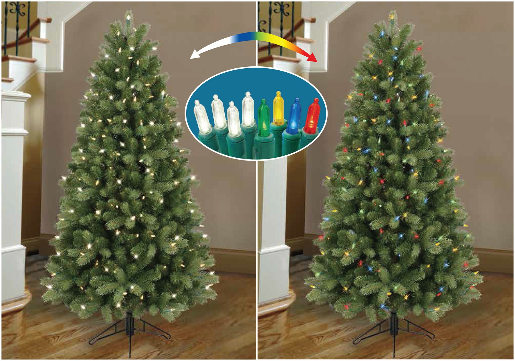 GE 01600LO Artificial-Christmas-Trees - View #3