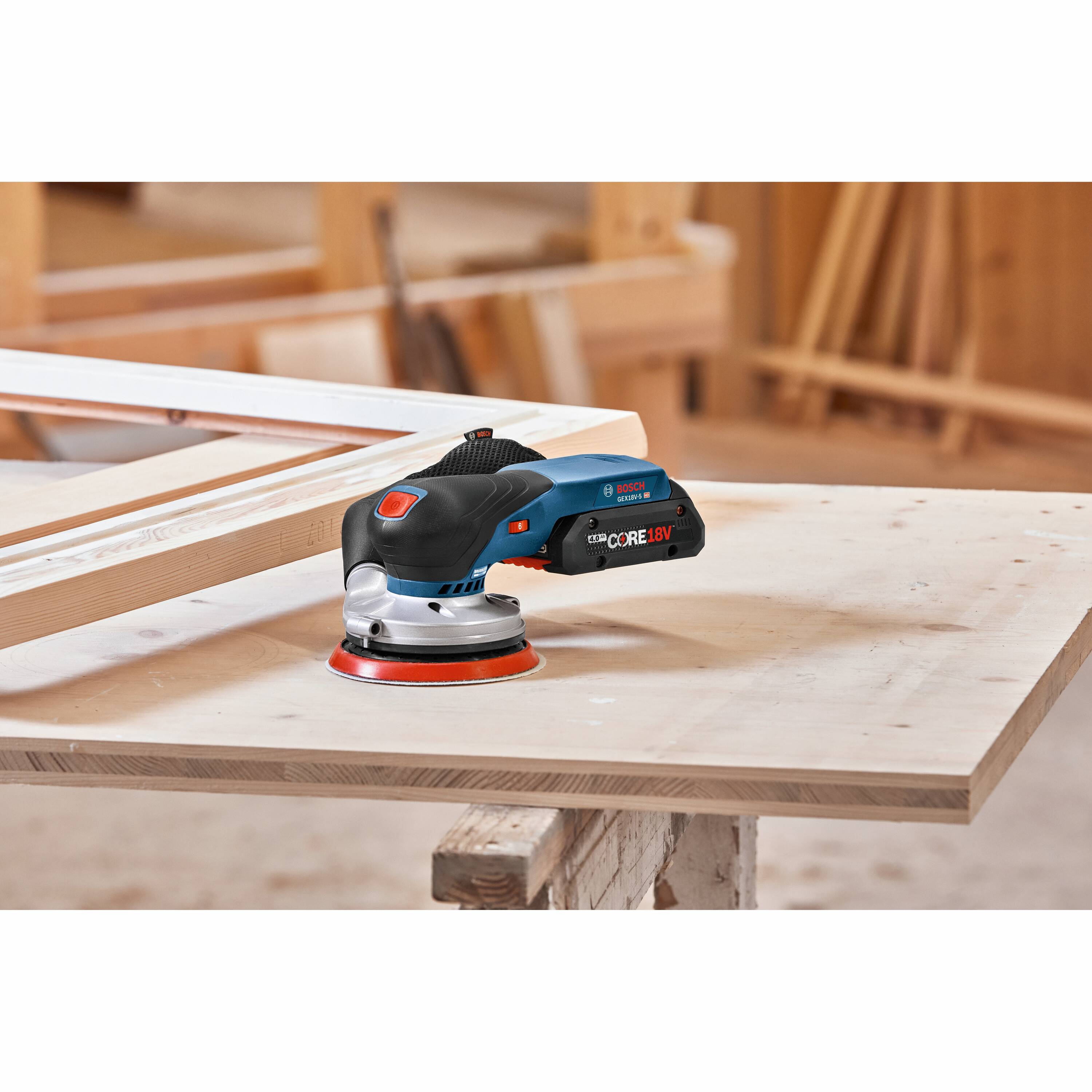 Bosch 18-Volt Brushless Cordless Variable Speed Orbital Sander with Dust  Management in the Power Sanders department at