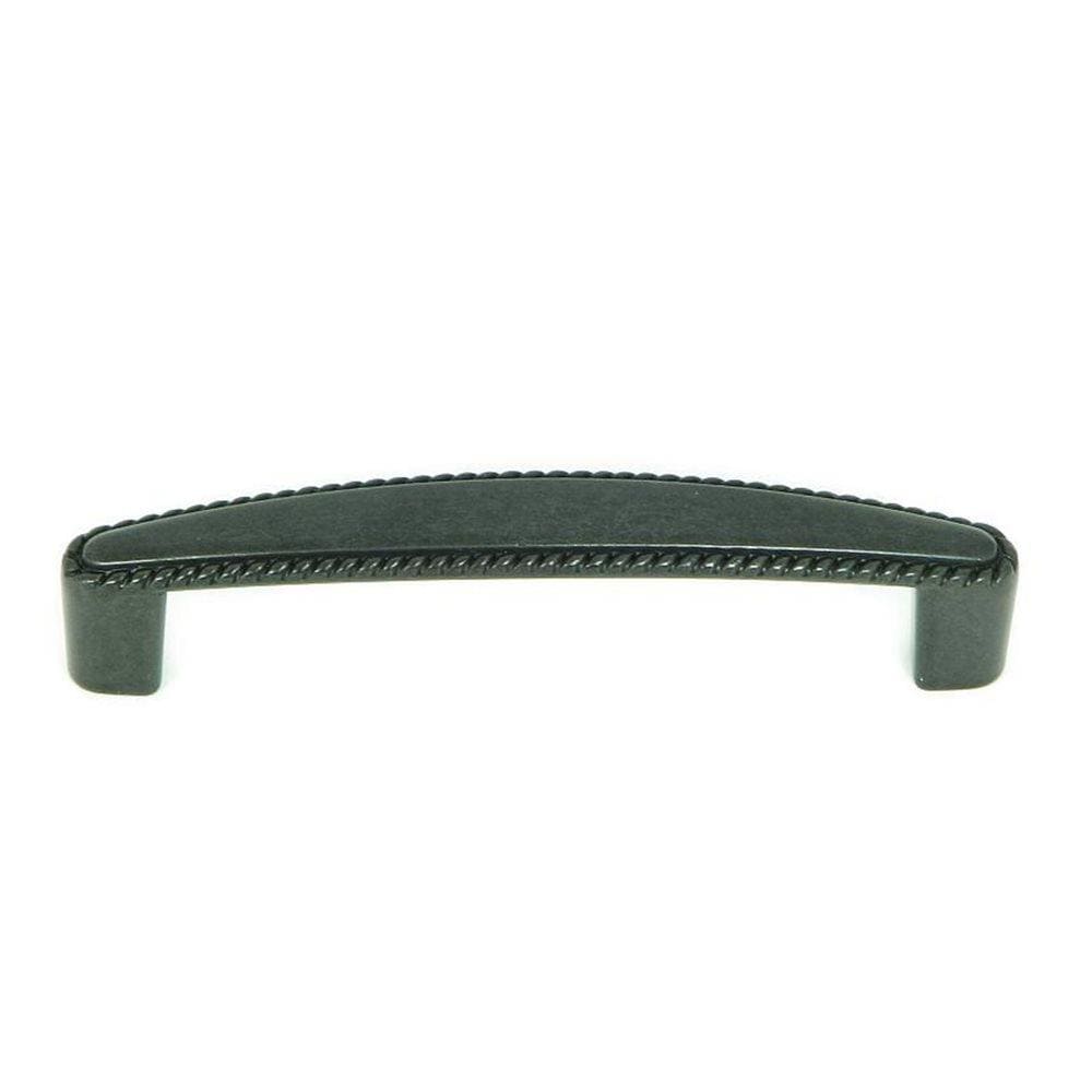 Stone Mill Hardware CP81366-BA Austin 3-3/4-in , 96mm Center to Center Black antique Arch Handle