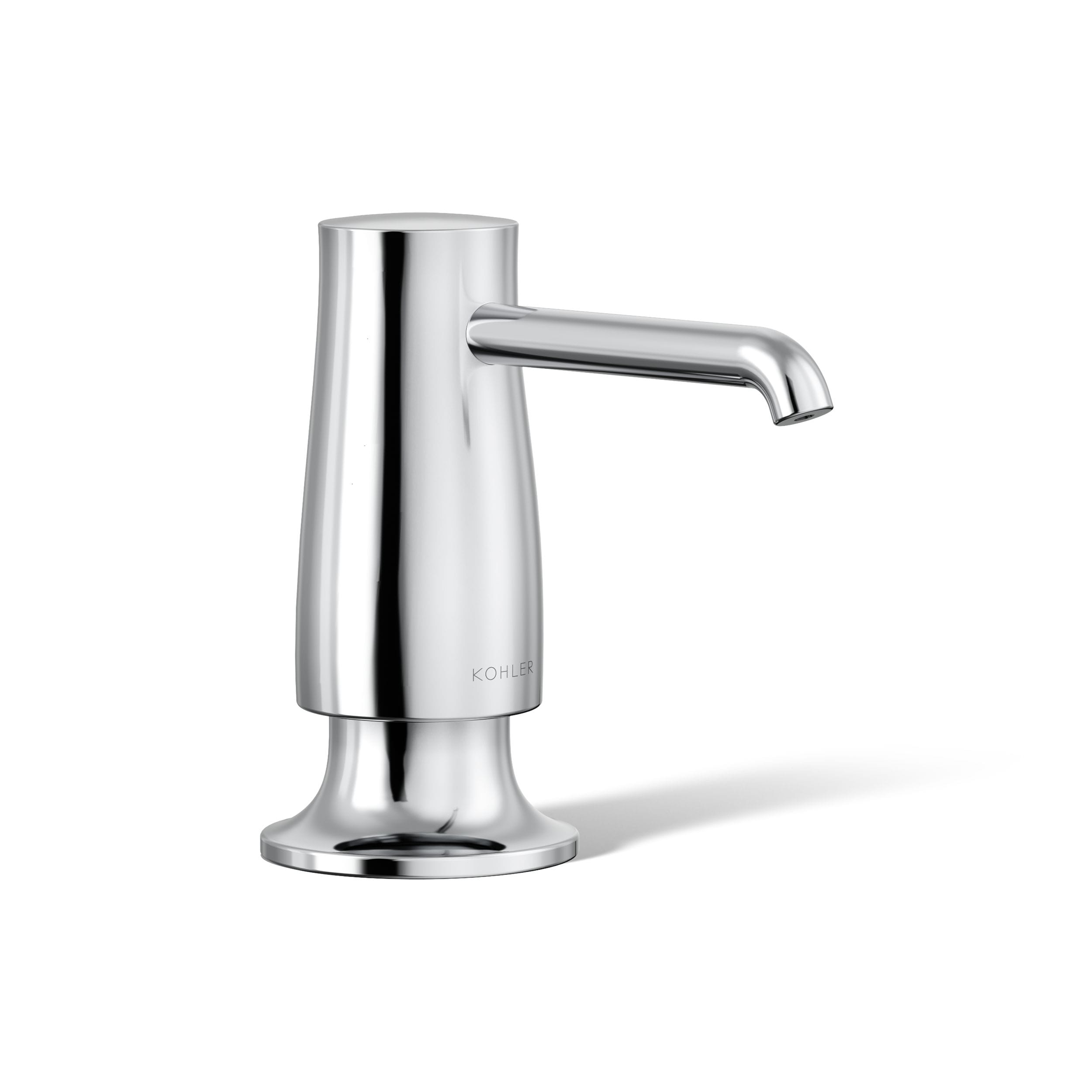 KOHLER - Polished Chrome 16-oz Capacity Deck-mount Soap and Lotion Dispenser
