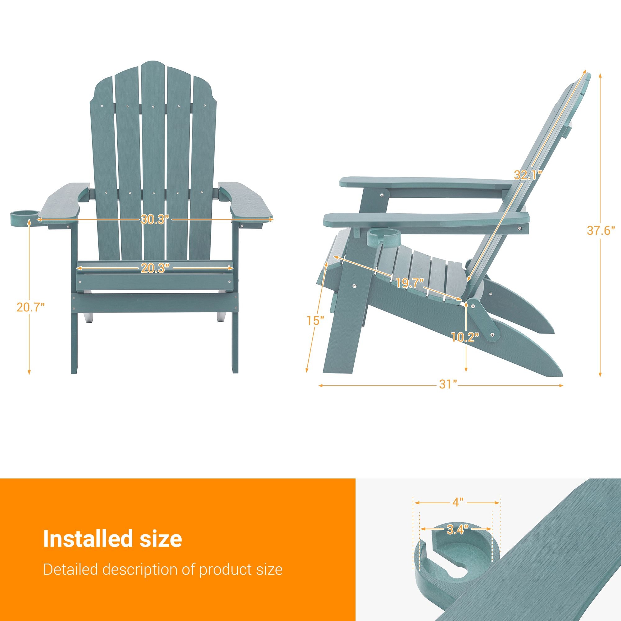 Sonkuki SD-AD505-LB-2 Patio-Chairs - View #2
