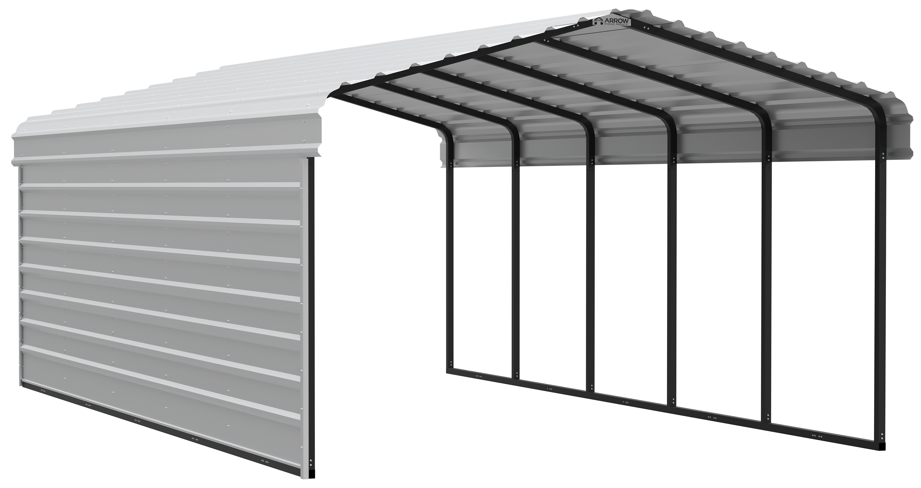 Arrow CPH122407ECL1 Carport-Covers - View #10
