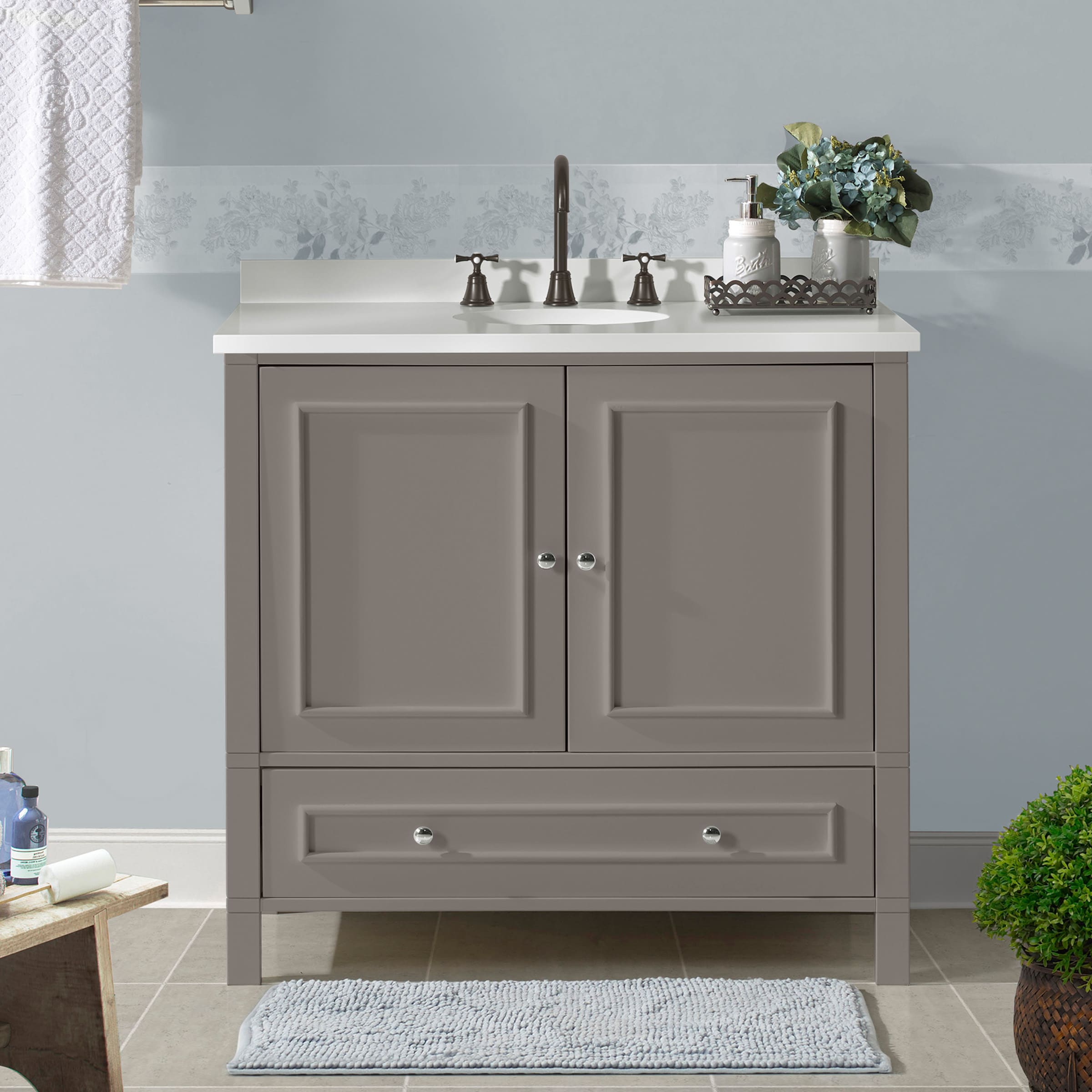 Alaterre Furniture AVAN3640BB vanities - View #2