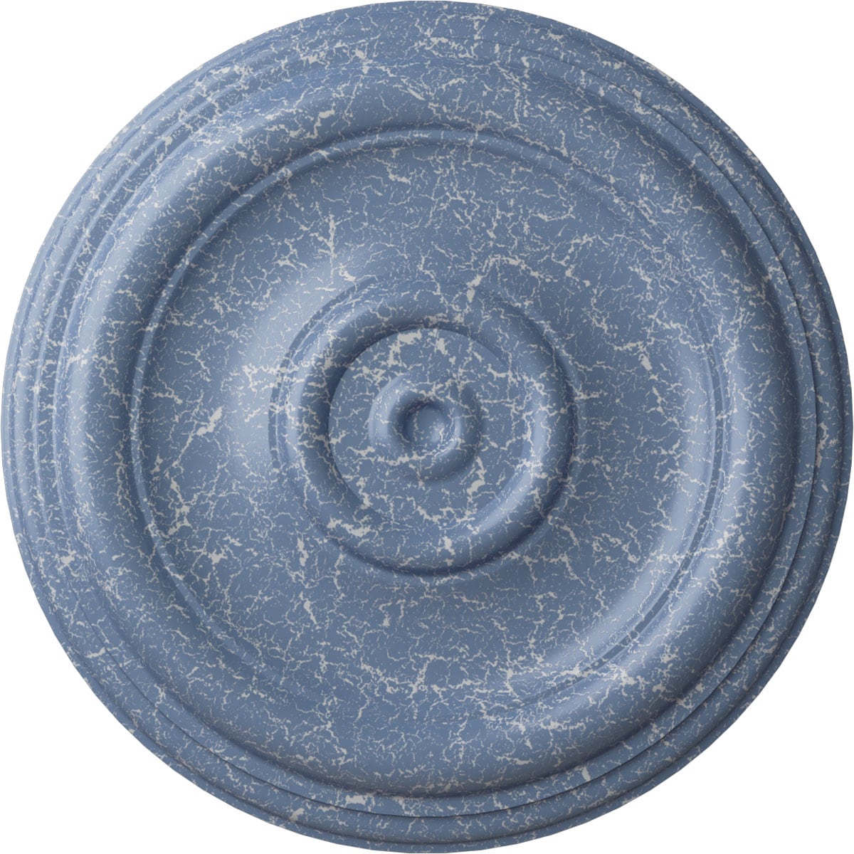 Ekena Millwork CM12TRAMC Traditional 12-in W x 12-in L Painted Americana Crackle Polyurethane Whole Ceiling Medallion