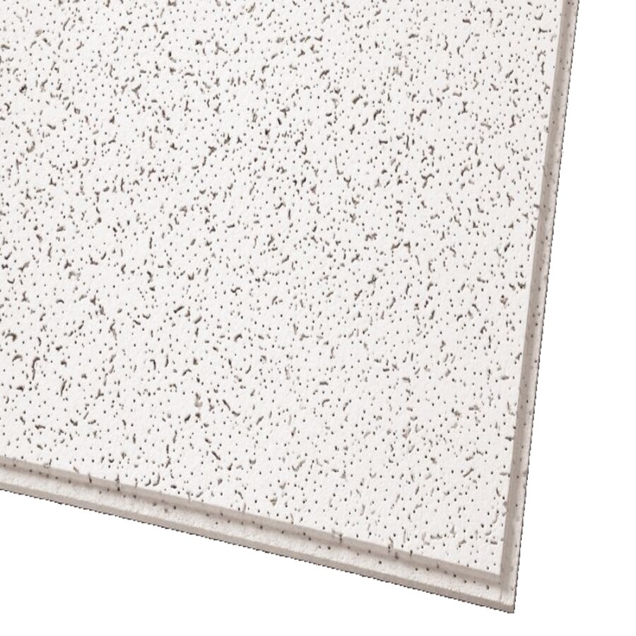 Armstrong Ceilings 24-in X 24-in Cortega 16-Pack White Fissured 9/16-in ...