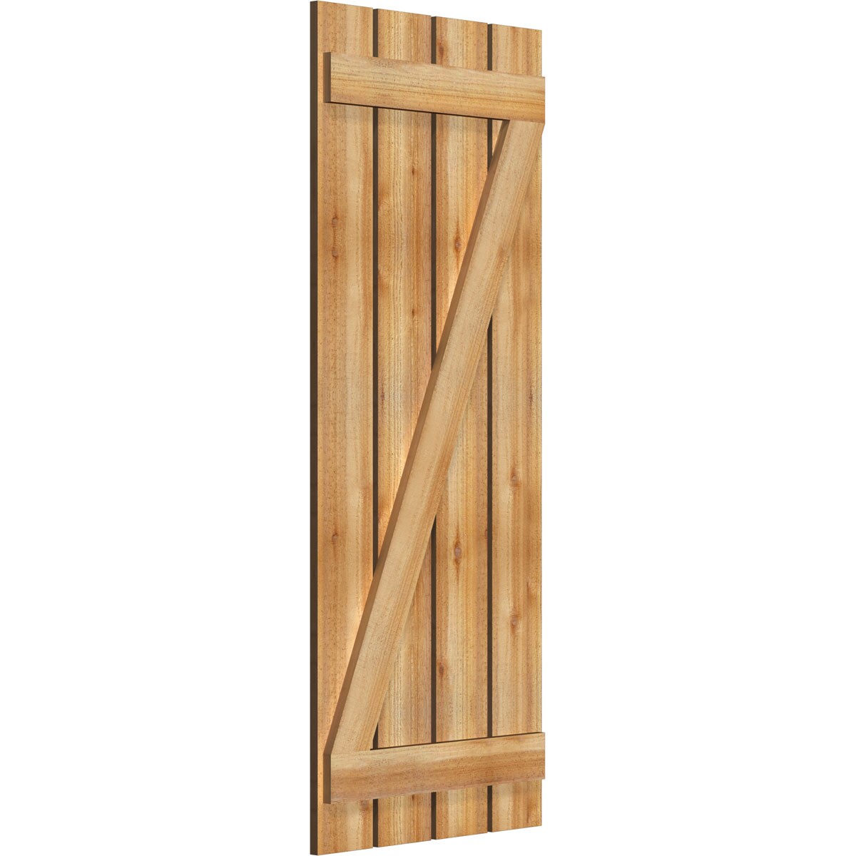 Ekena Millwork RBS06Z23X058RWR Exterior-Shutters - View #2