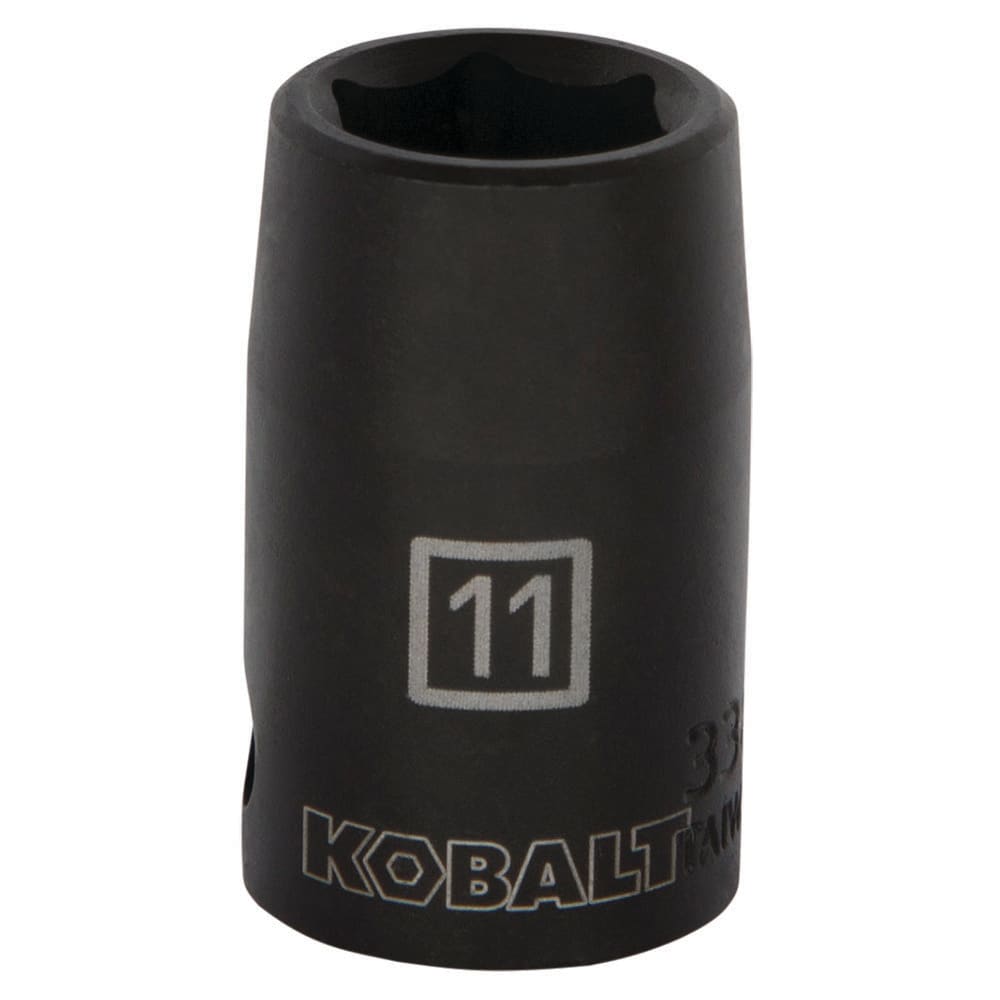 Kobalt 80849 Metric 3/8-in Drive 11mm 6-point Impact Socket Individual