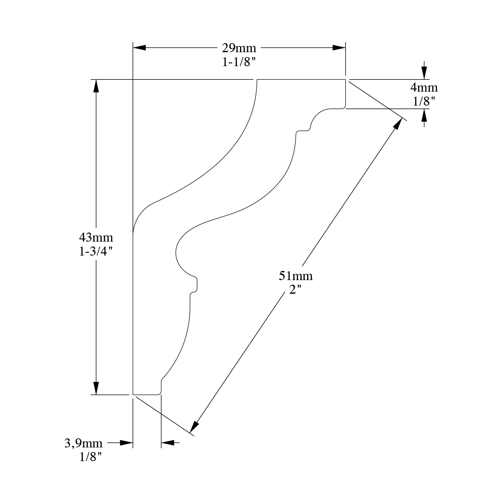 Orac Decor Orac Crown Moulding 2-in x 78-in Primed Polystyrene Crown ...