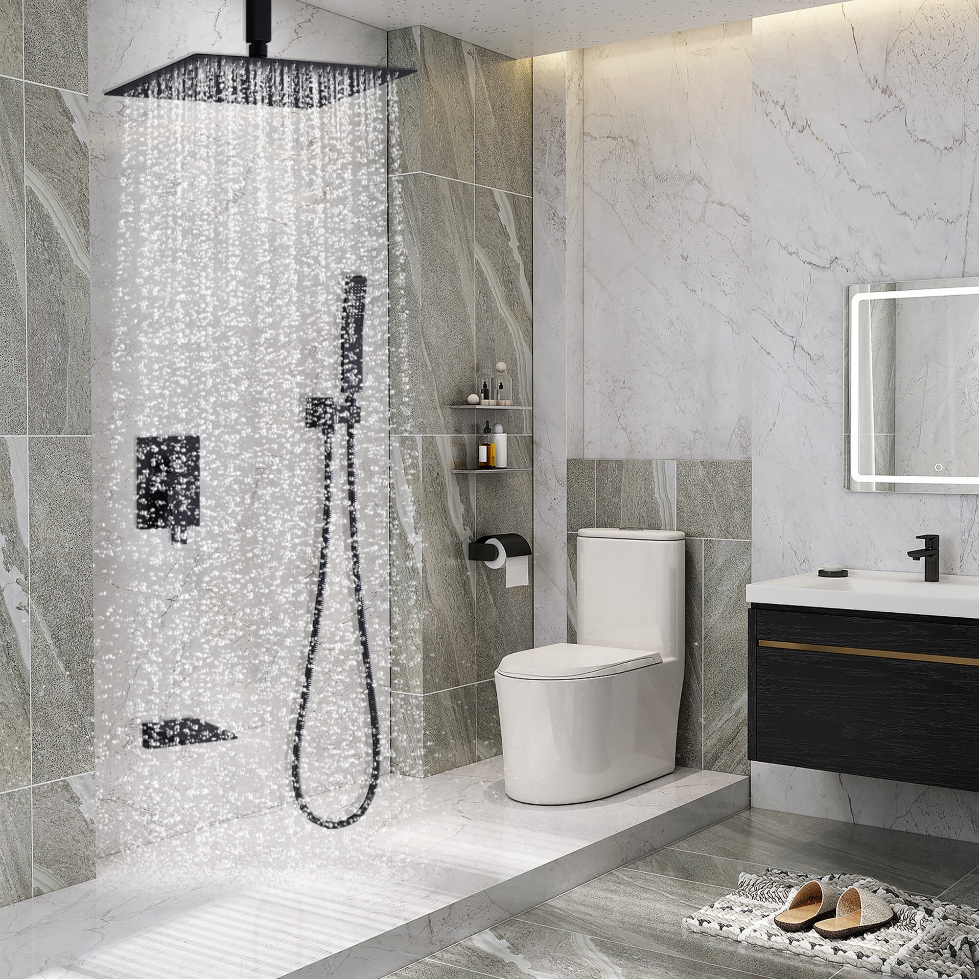 Tatayosi T749910 Showerhead-Bar-Panels - View #4