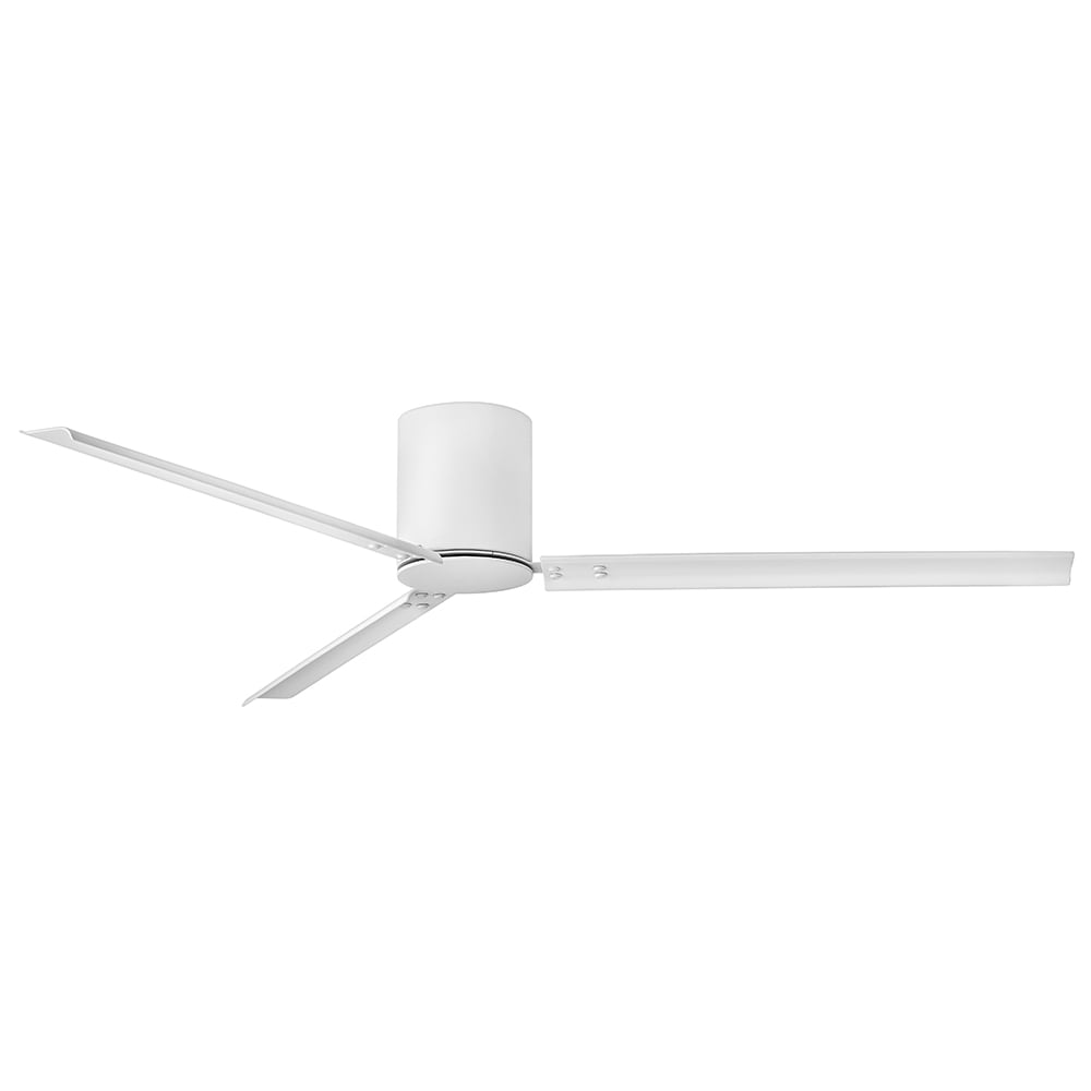 Hinkley Indy Flush 58-in Matte black Indoor/Outdoor Flush Mount Smart Ceiling Fan and Remote (3-Blade) 901058FMB-NDD Sansujyuku sansujyuku.com