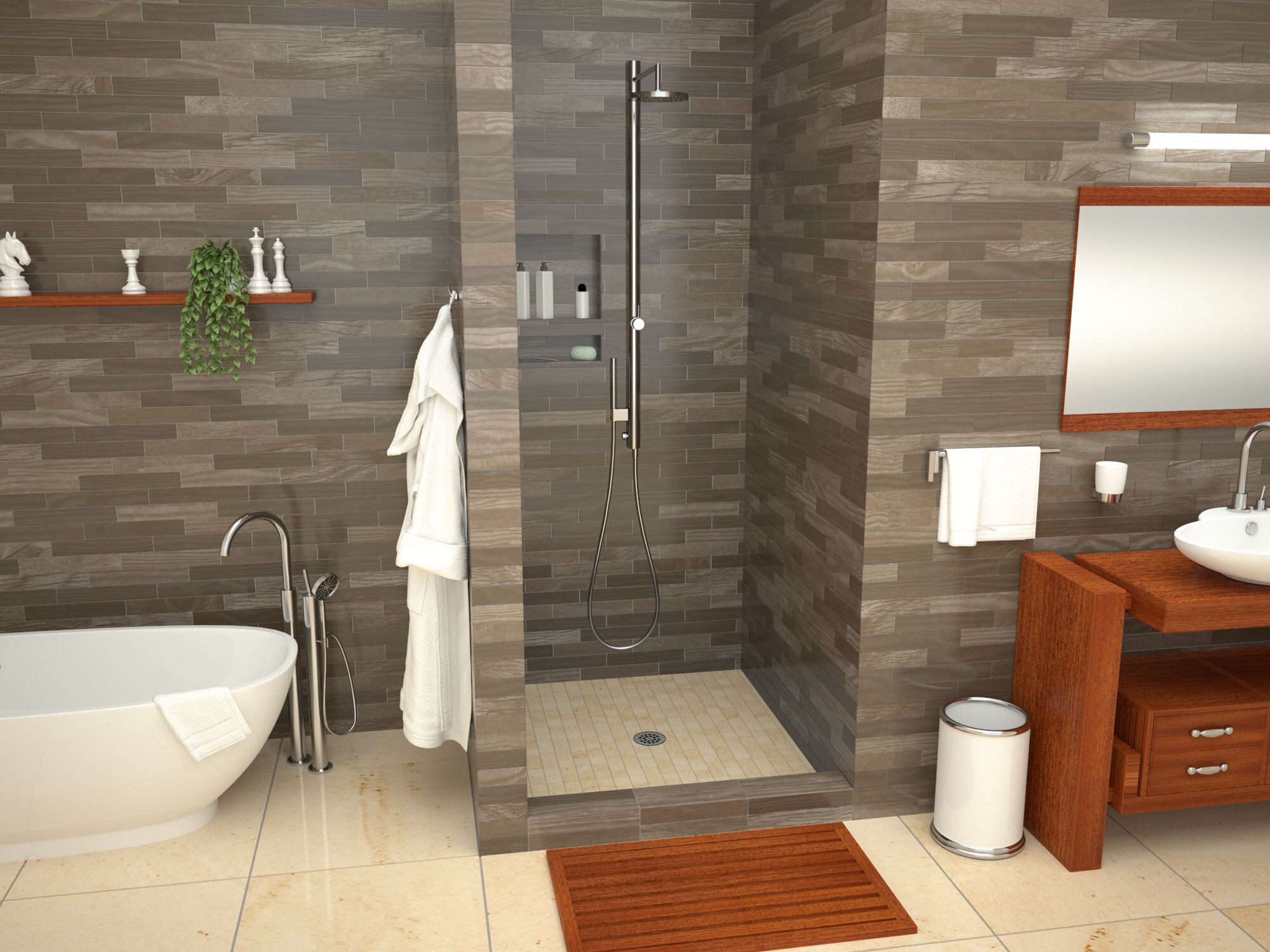 Tile Redi 4837C-PVC Shower-Floors - View #8
