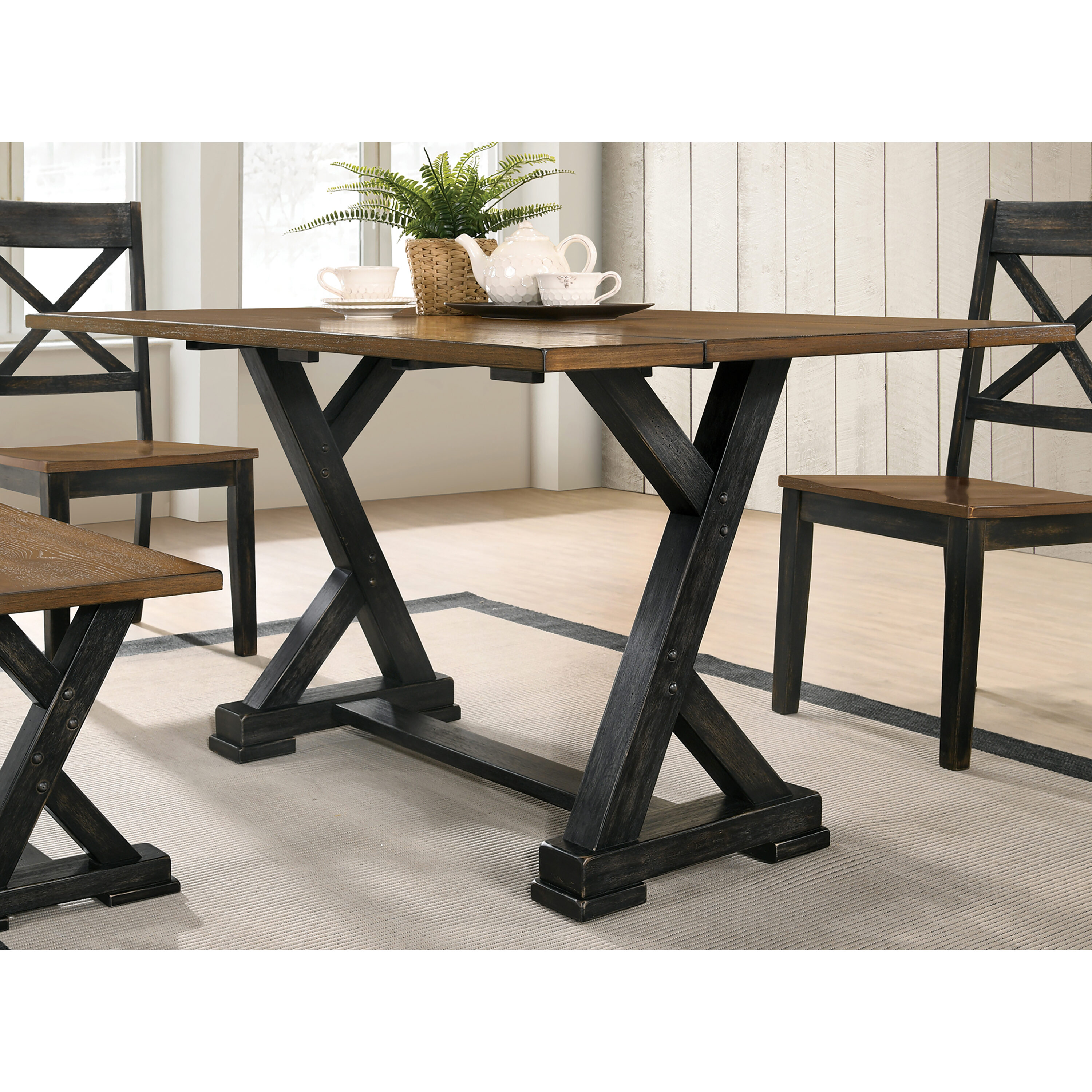 Furniture of America IDF-3167A-T-6PC Dining-Sets - View #7
