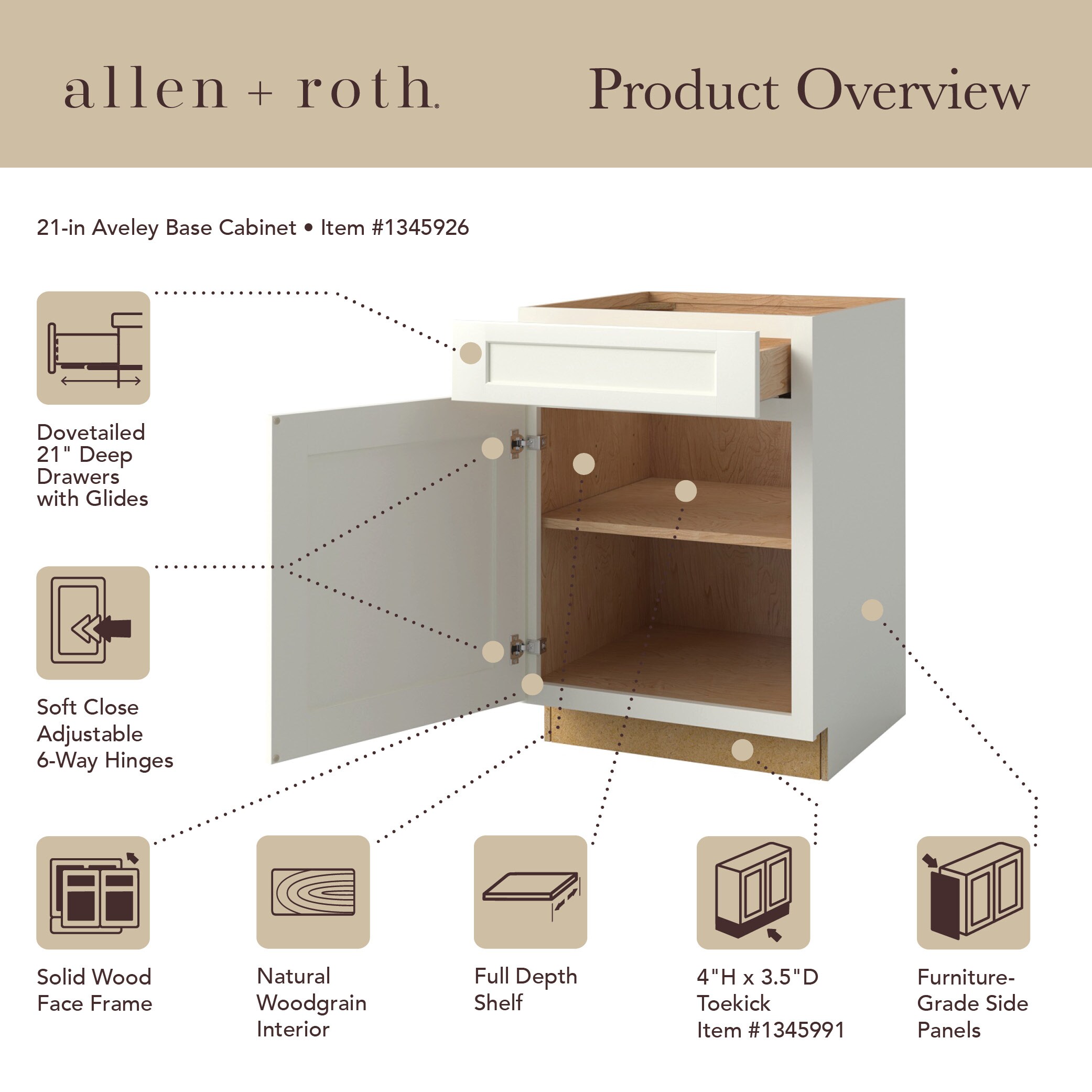 allen + roth 20212AV Cabinets-Kitchen - View #18