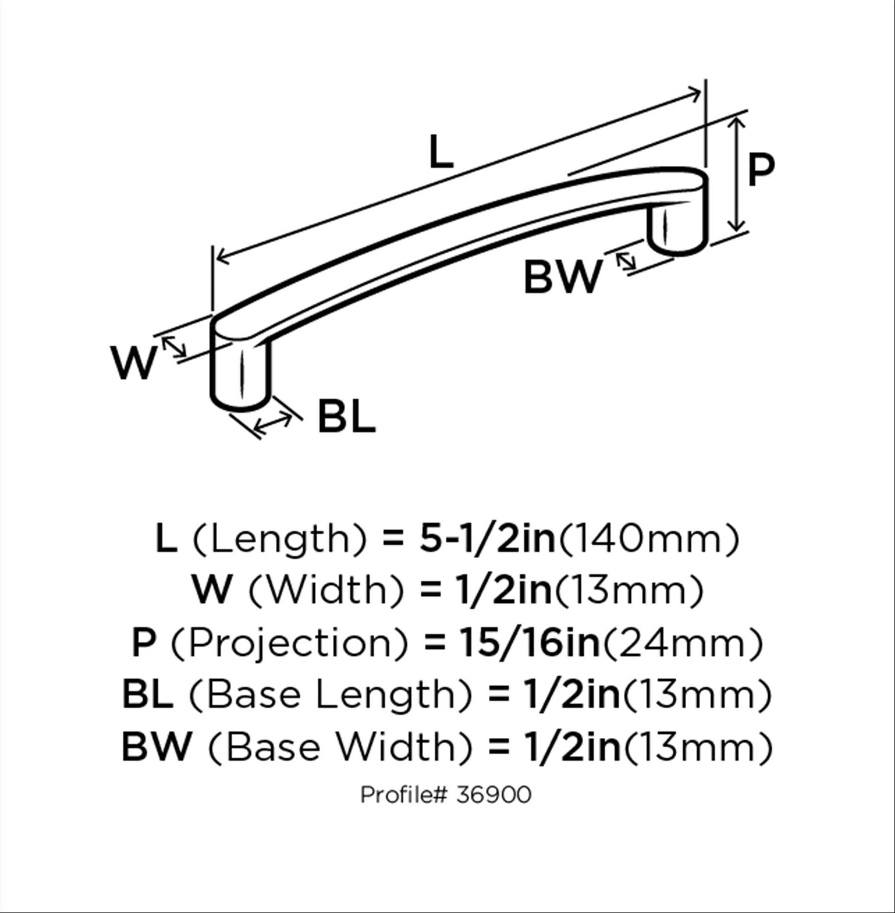 Amerock BP3690026 Cabinet-Pulls - View #8