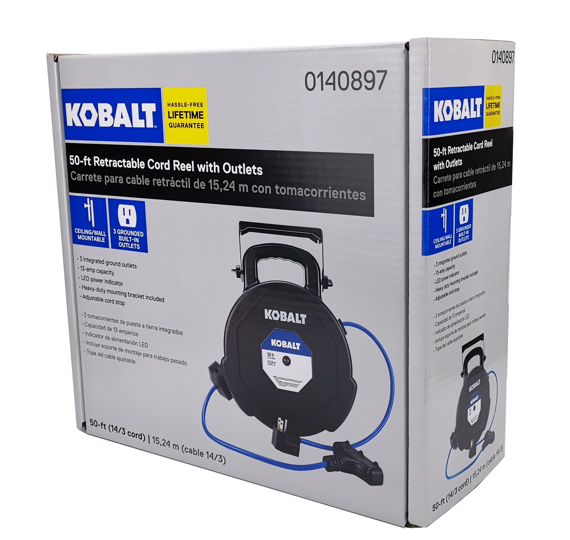 Kobalt Kobalt 50 Ft. Retractable Cord Reel at