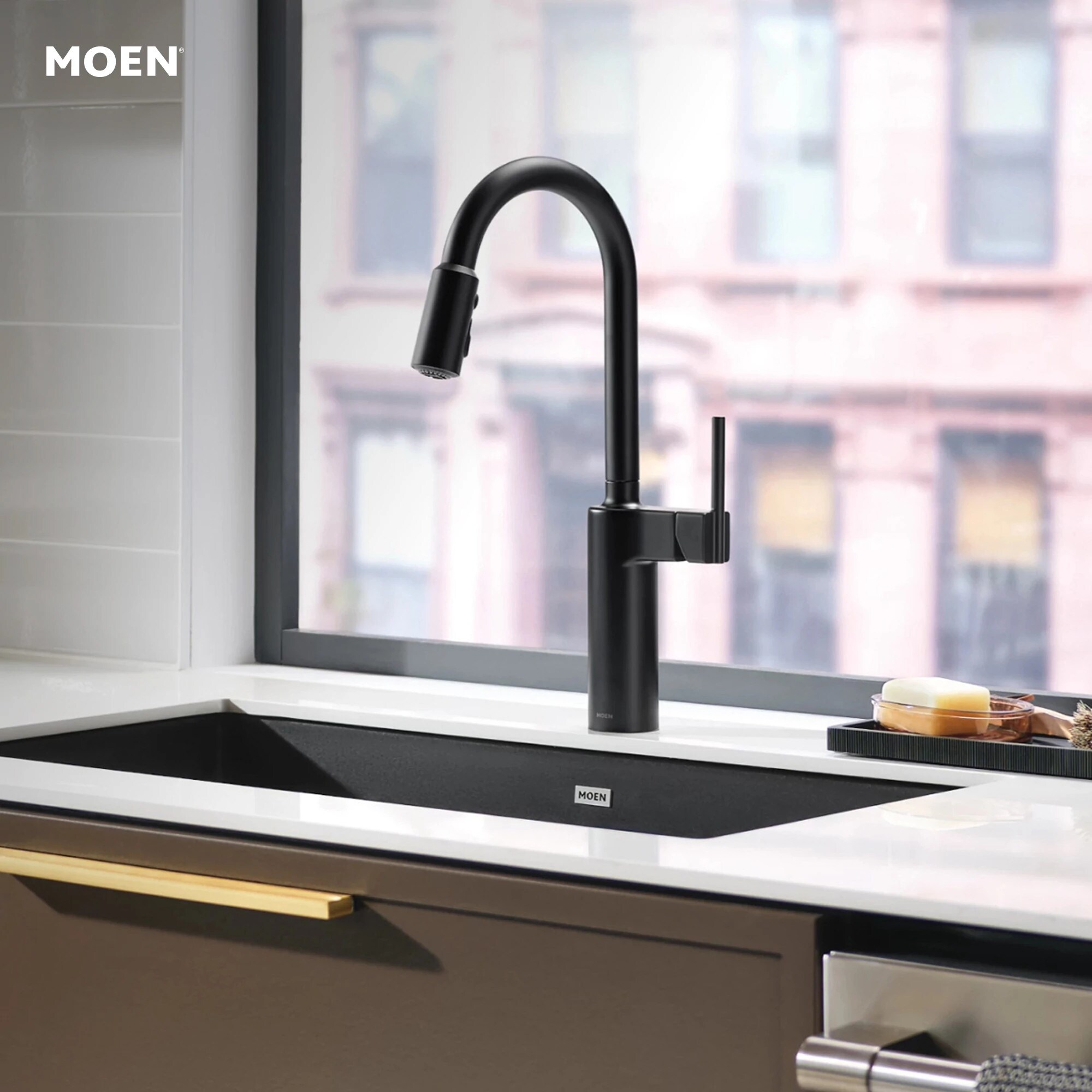 Moen 87463EWBL Kitchen-Faucets - View #2